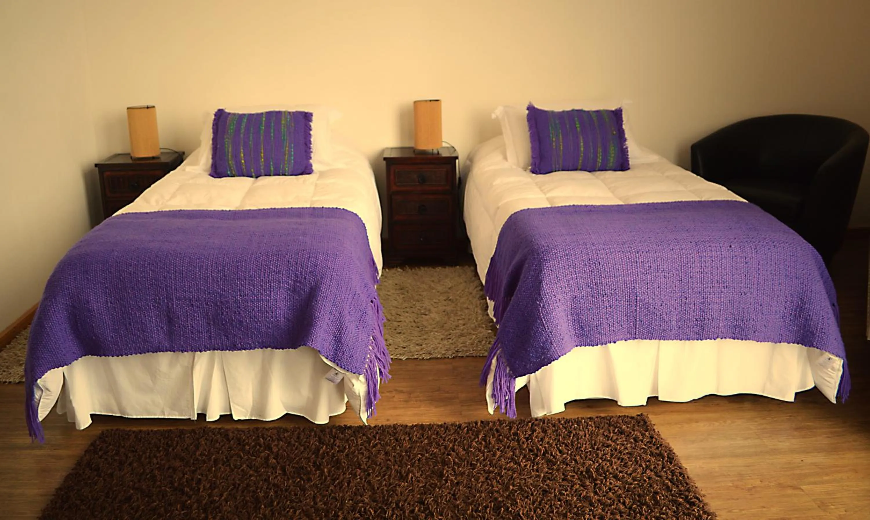 Decorative detail, Bed in Apart Hotel Quillango