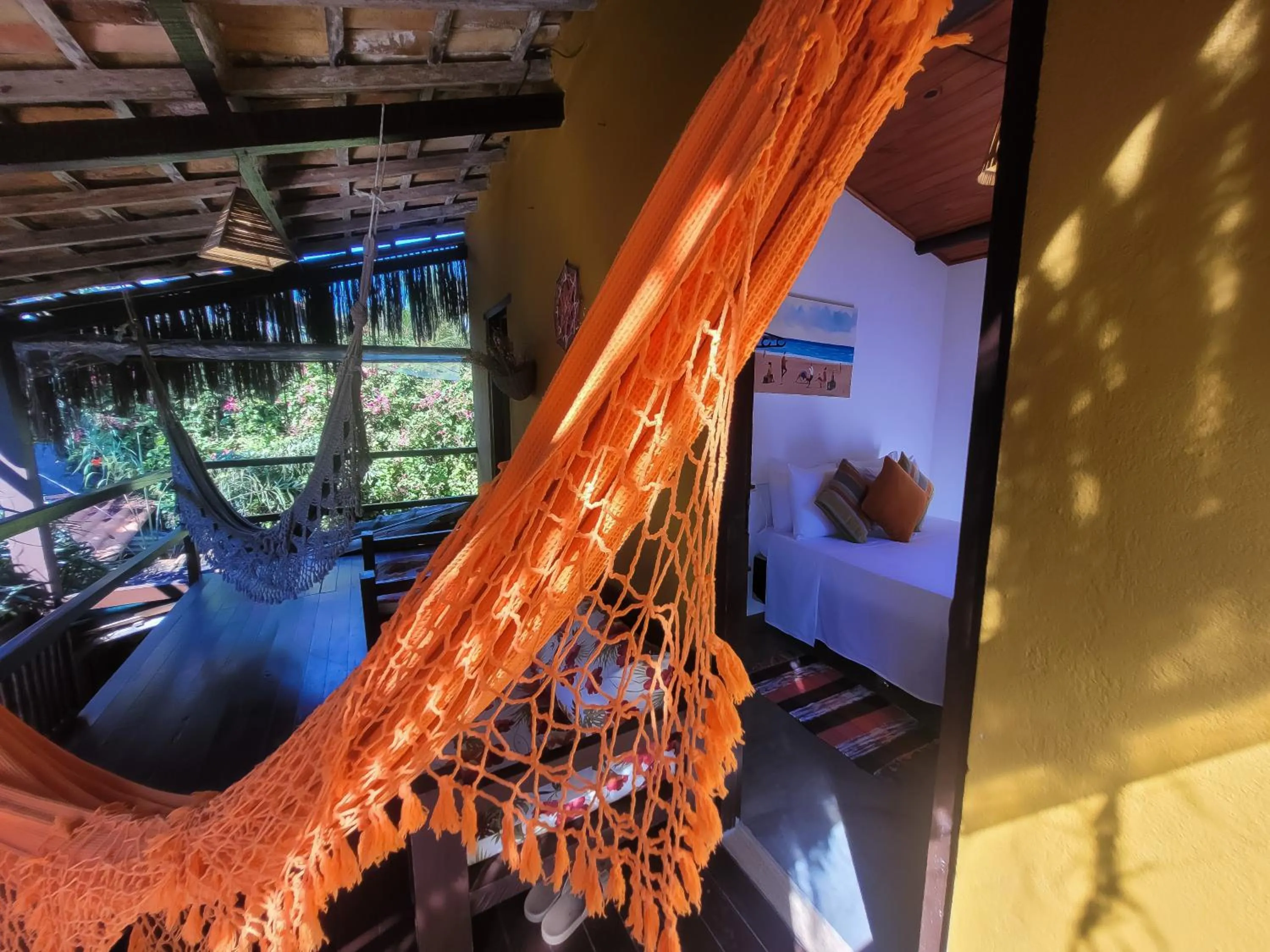 Balcony/Terrace in Pousada Raiz Forte