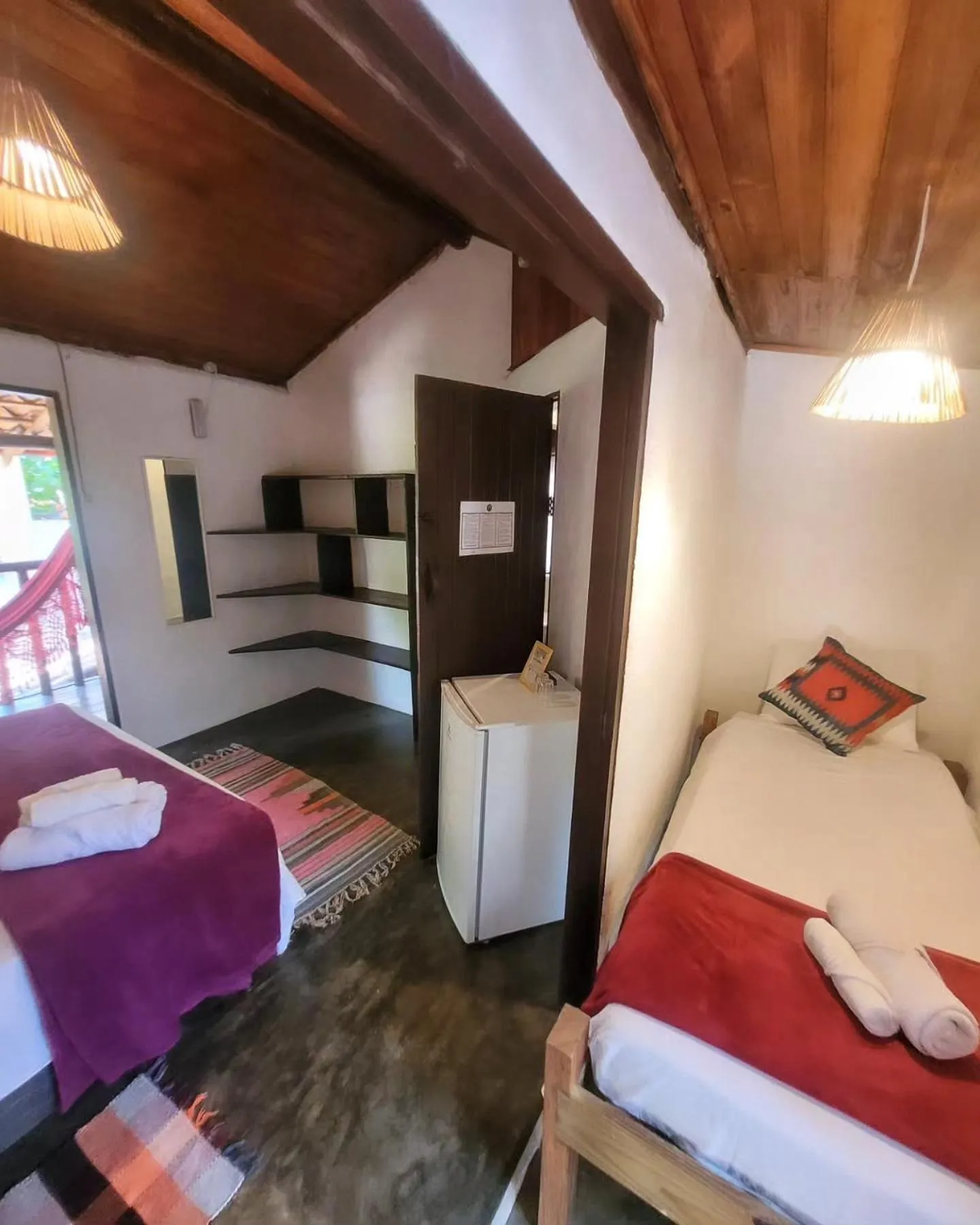 Bed in Pousada Raiz Forte