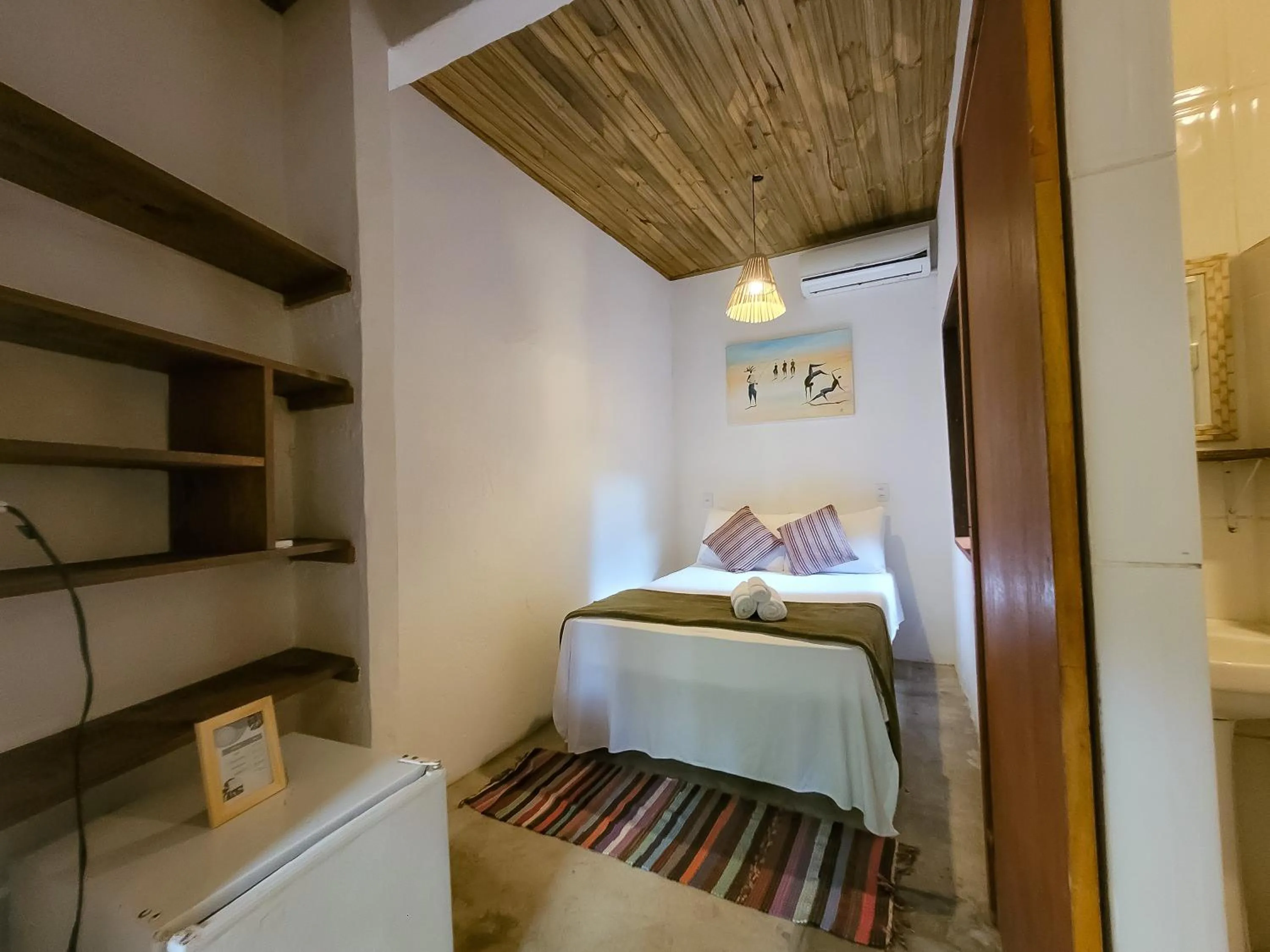 Bed in Pousada Raiz Forte