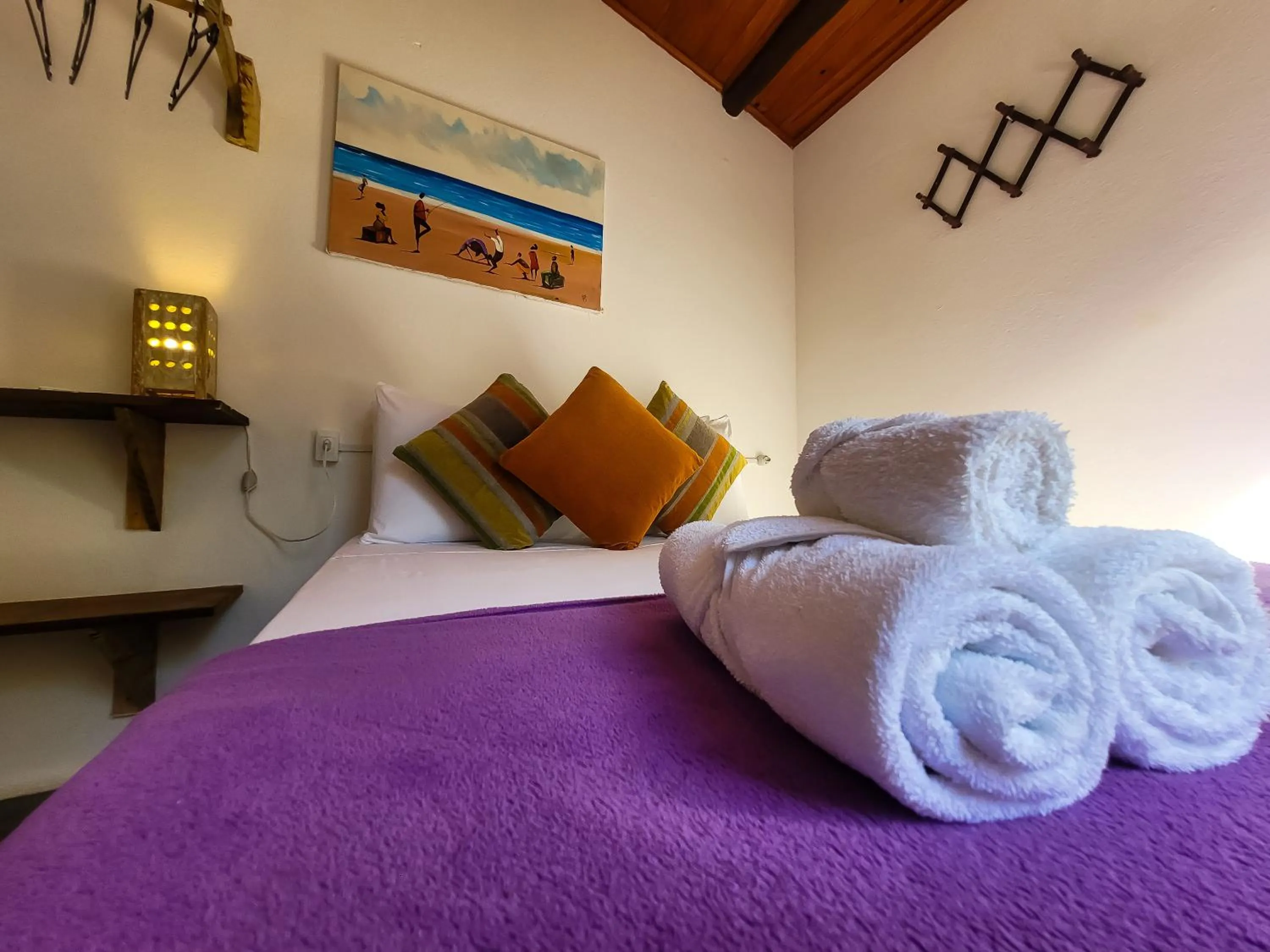 Bed in Pousada Raiz Forte