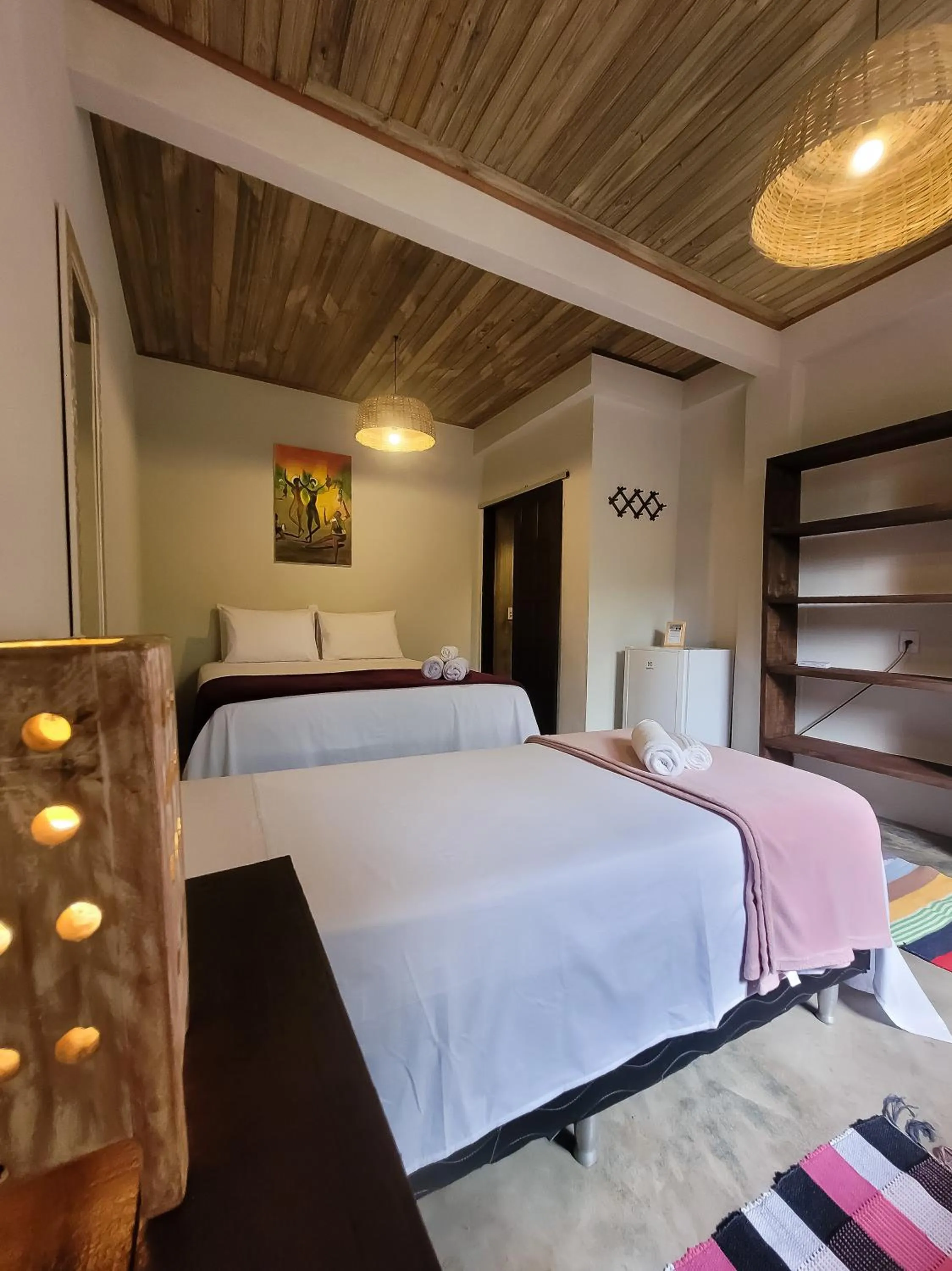 Bed in Pousada Raiz Forte