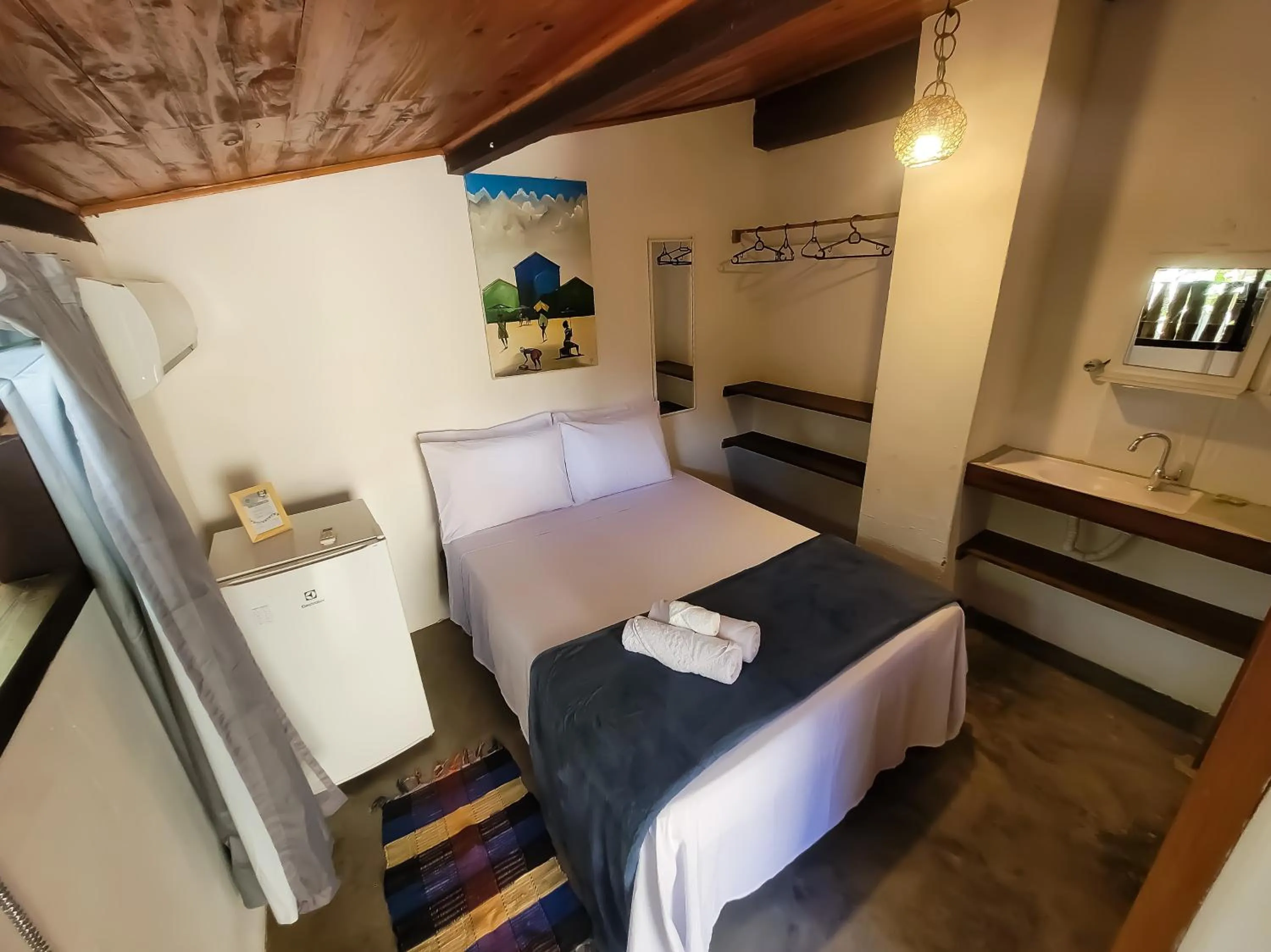 Bed in Pousada Raiz Forte