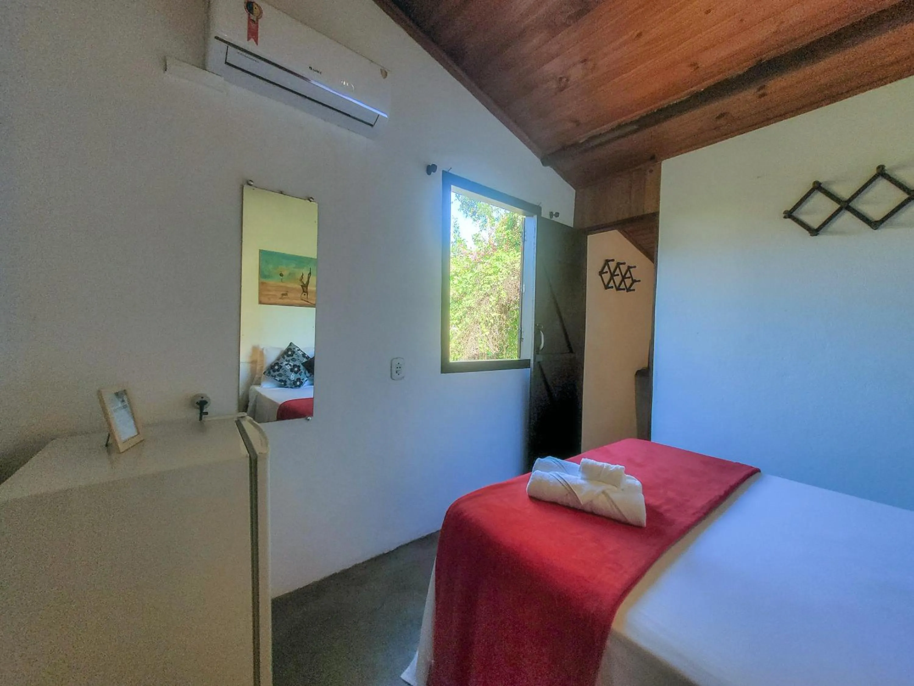 Bed in Pousada Raiz Forte