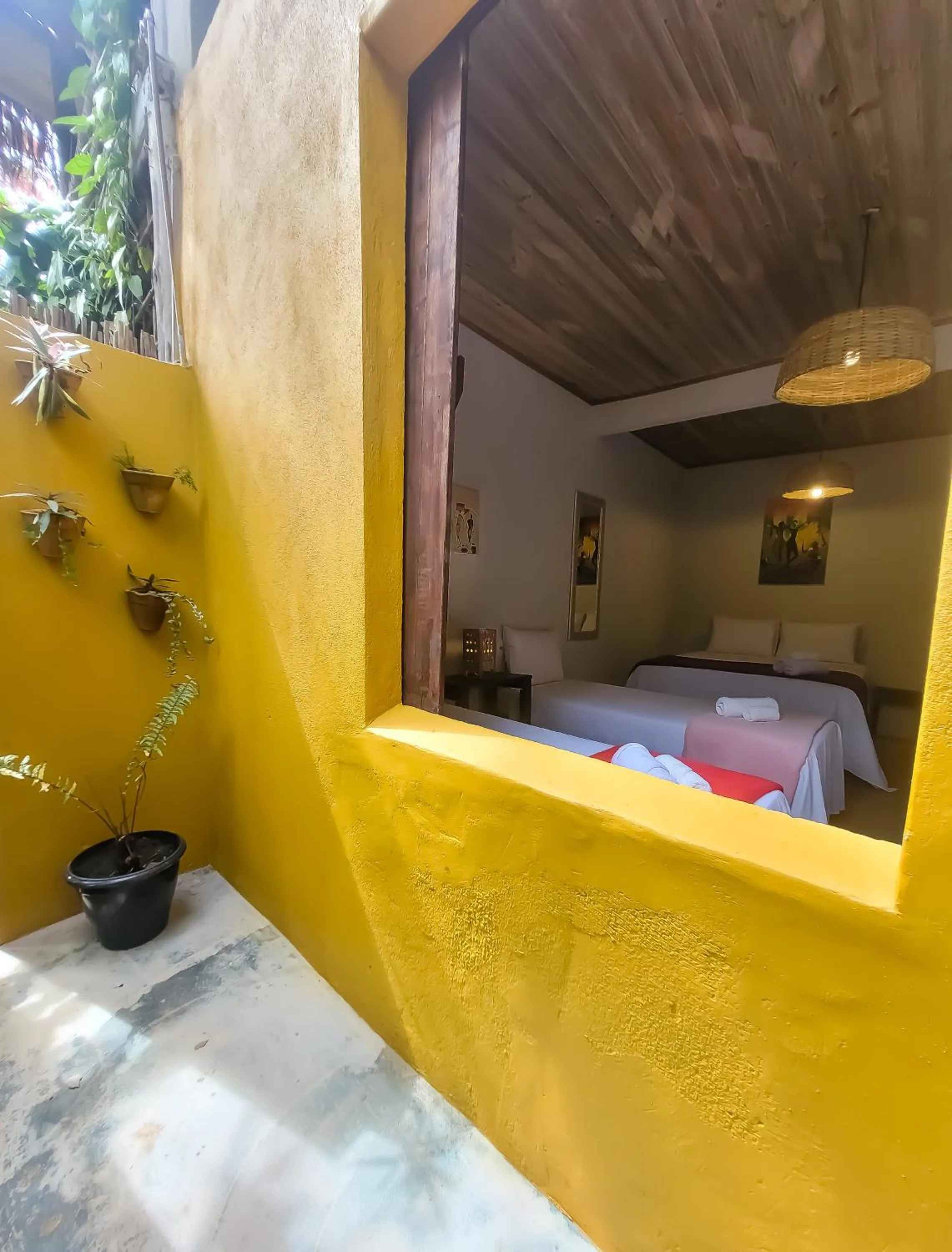 Bed in Pousada Raiz Forte