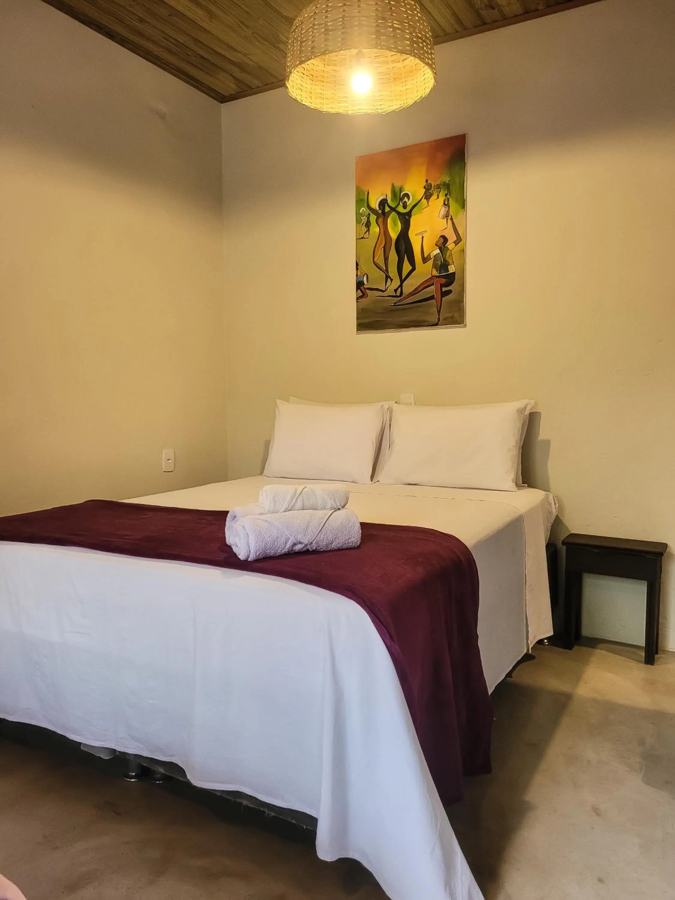 Bed in Pousada Raiz Forte