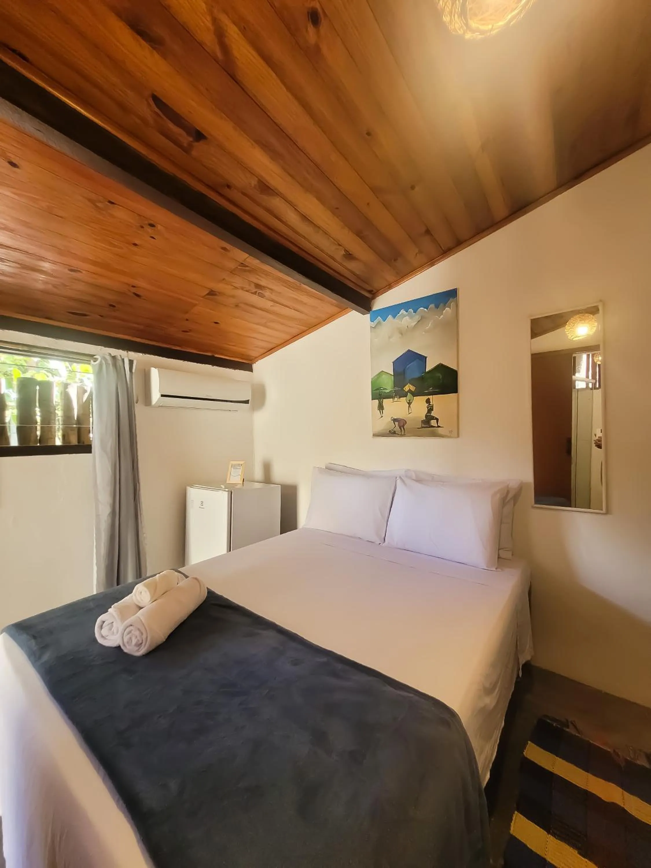 Bed in Pousada Raiz Forte