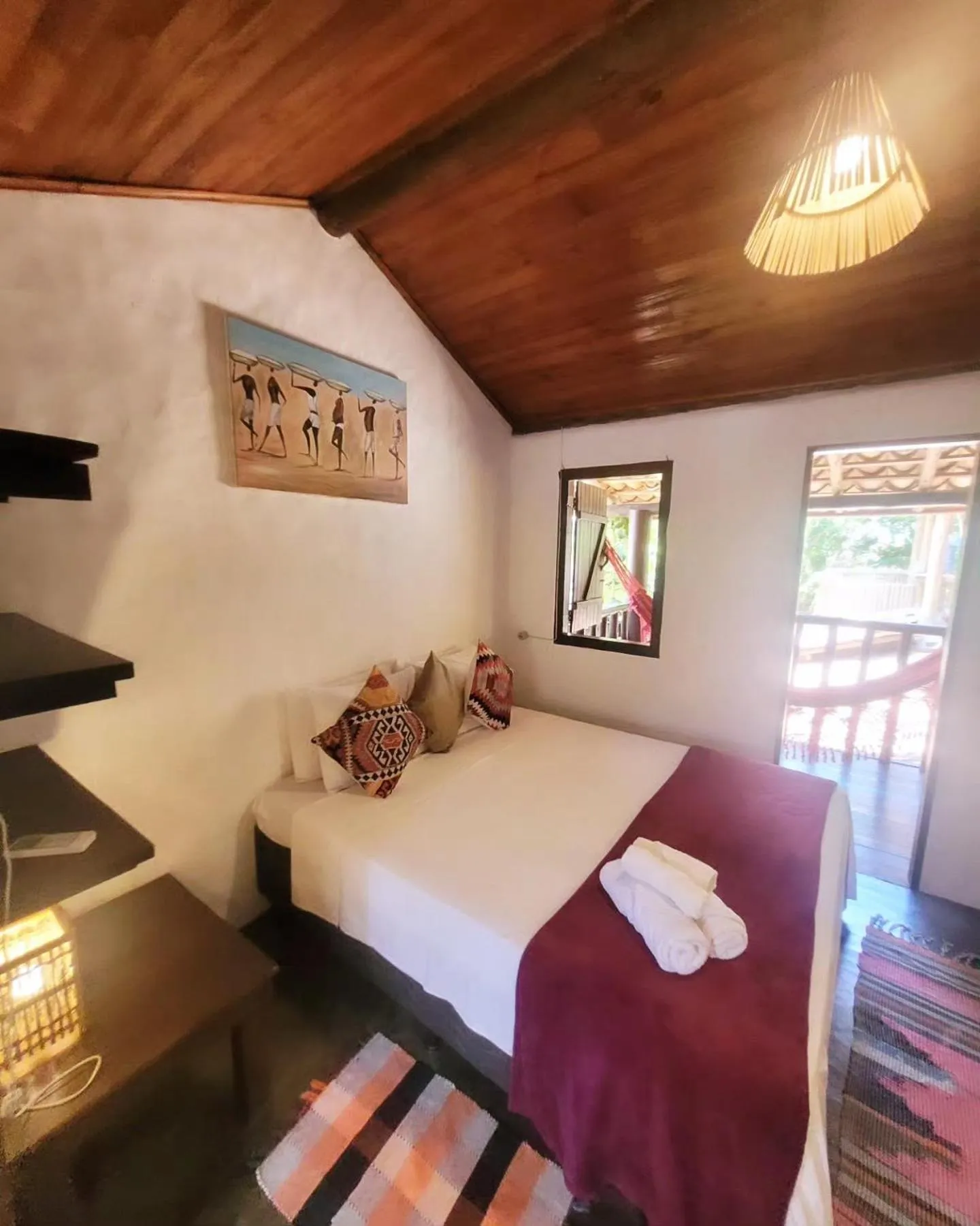 Bed in Pousada Raiz Forte