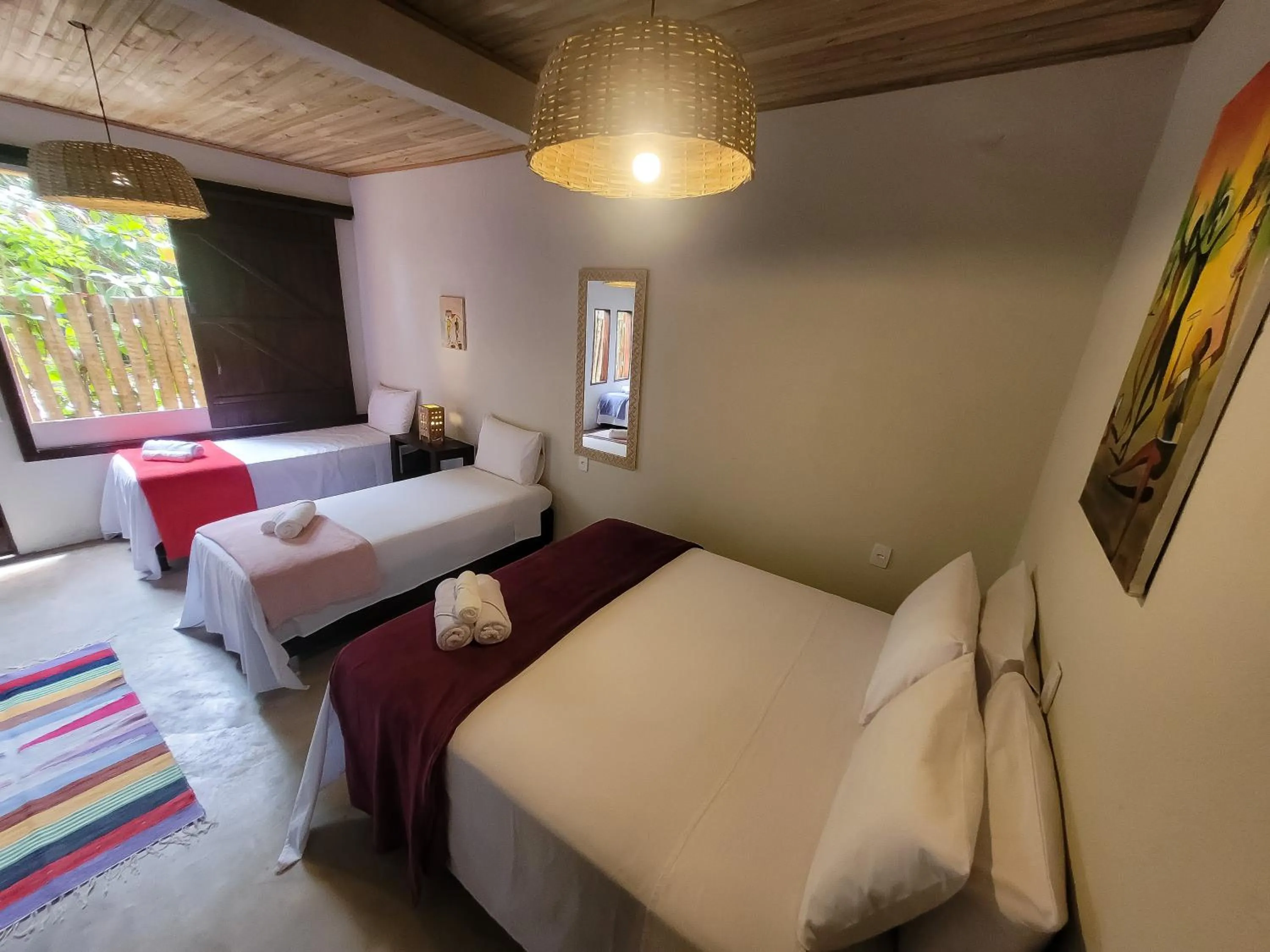 Bed in Pousada Raiz Forte