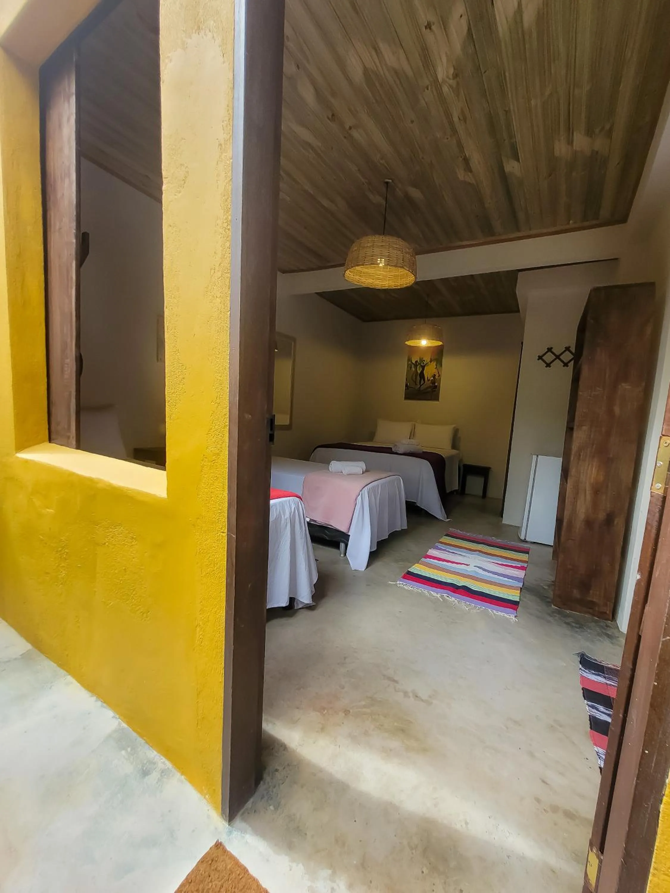 Bed in Pousada Raiz Forte