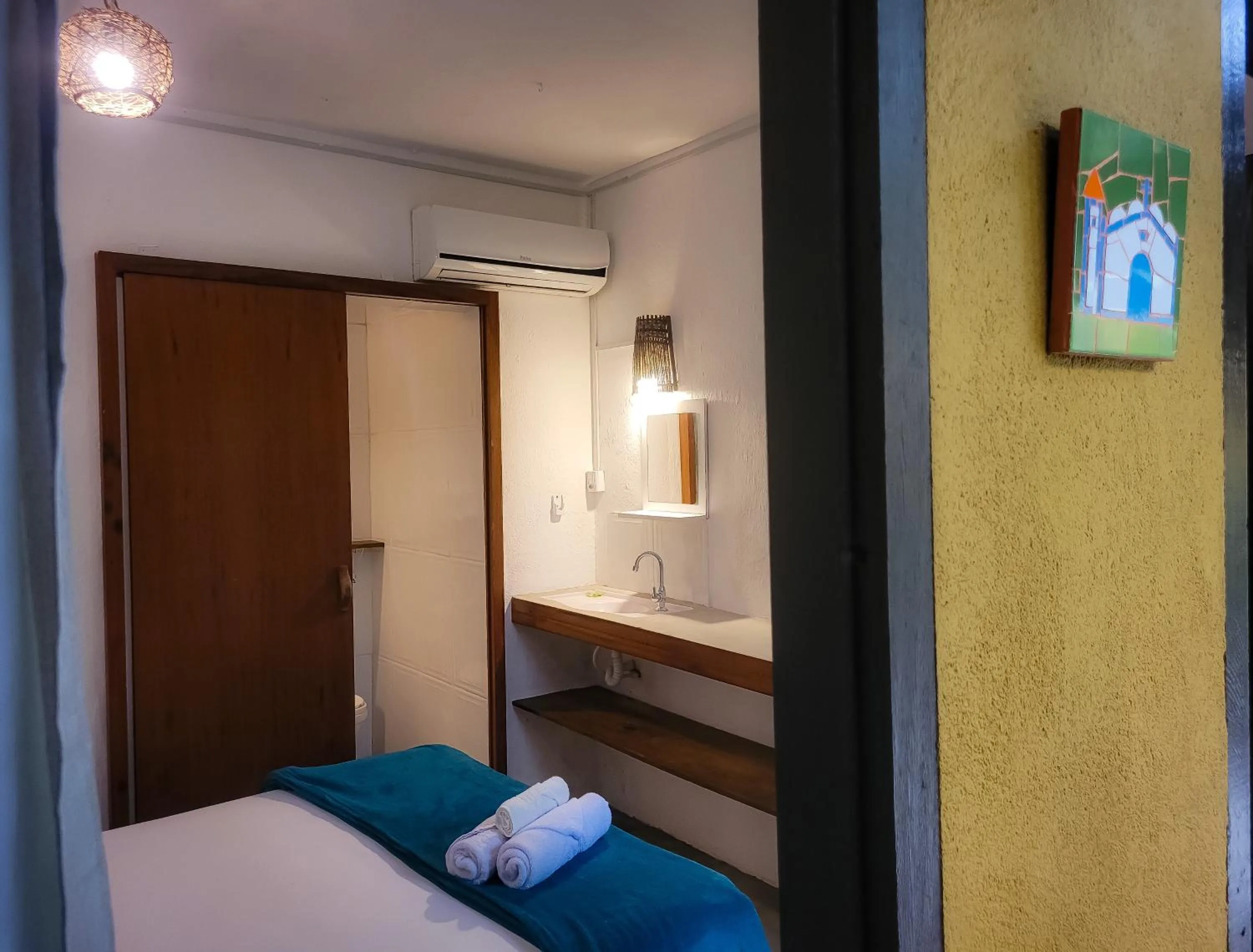 Bed in Pousada Raiz Forte