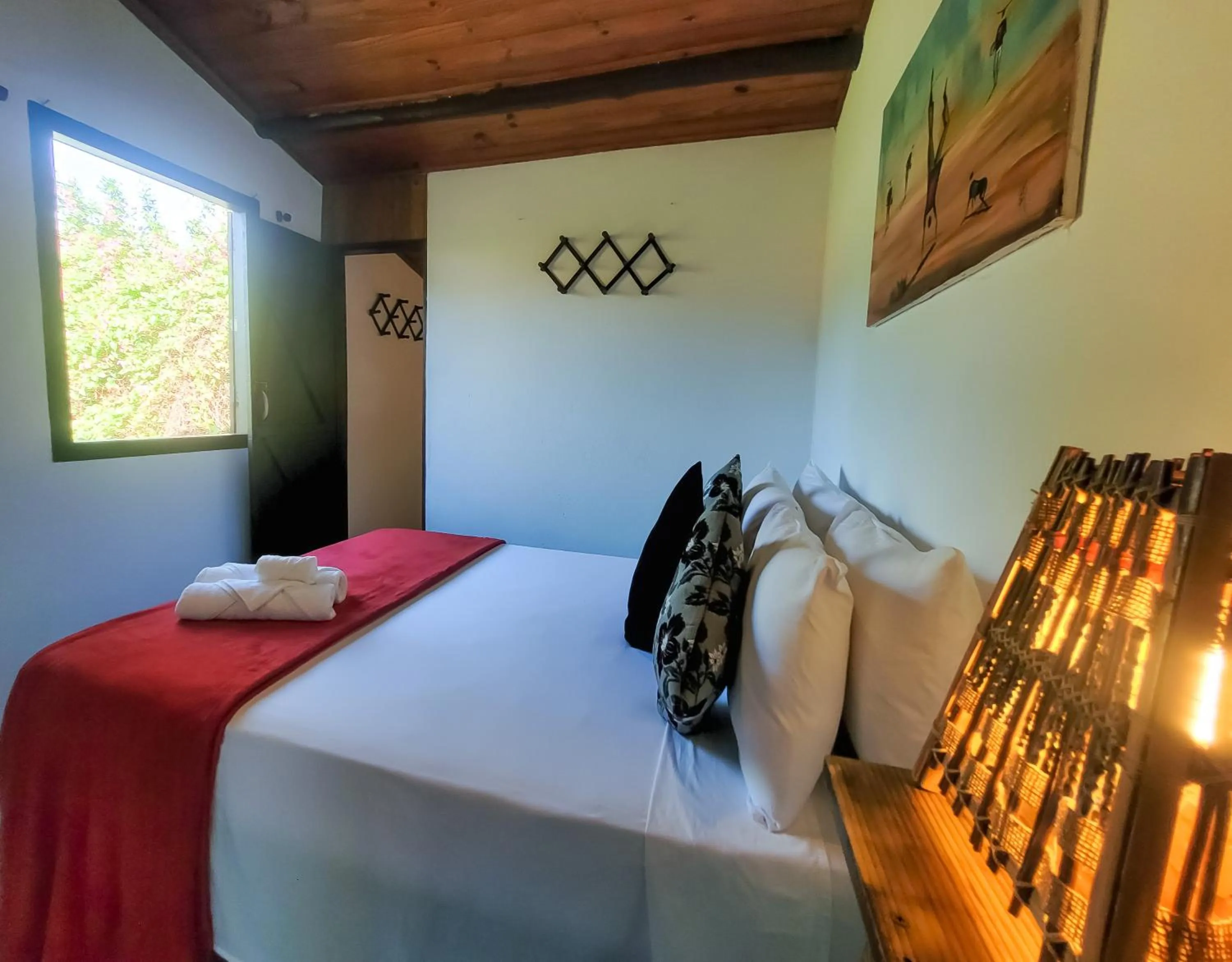 Bed in Pousada Raiz Forte