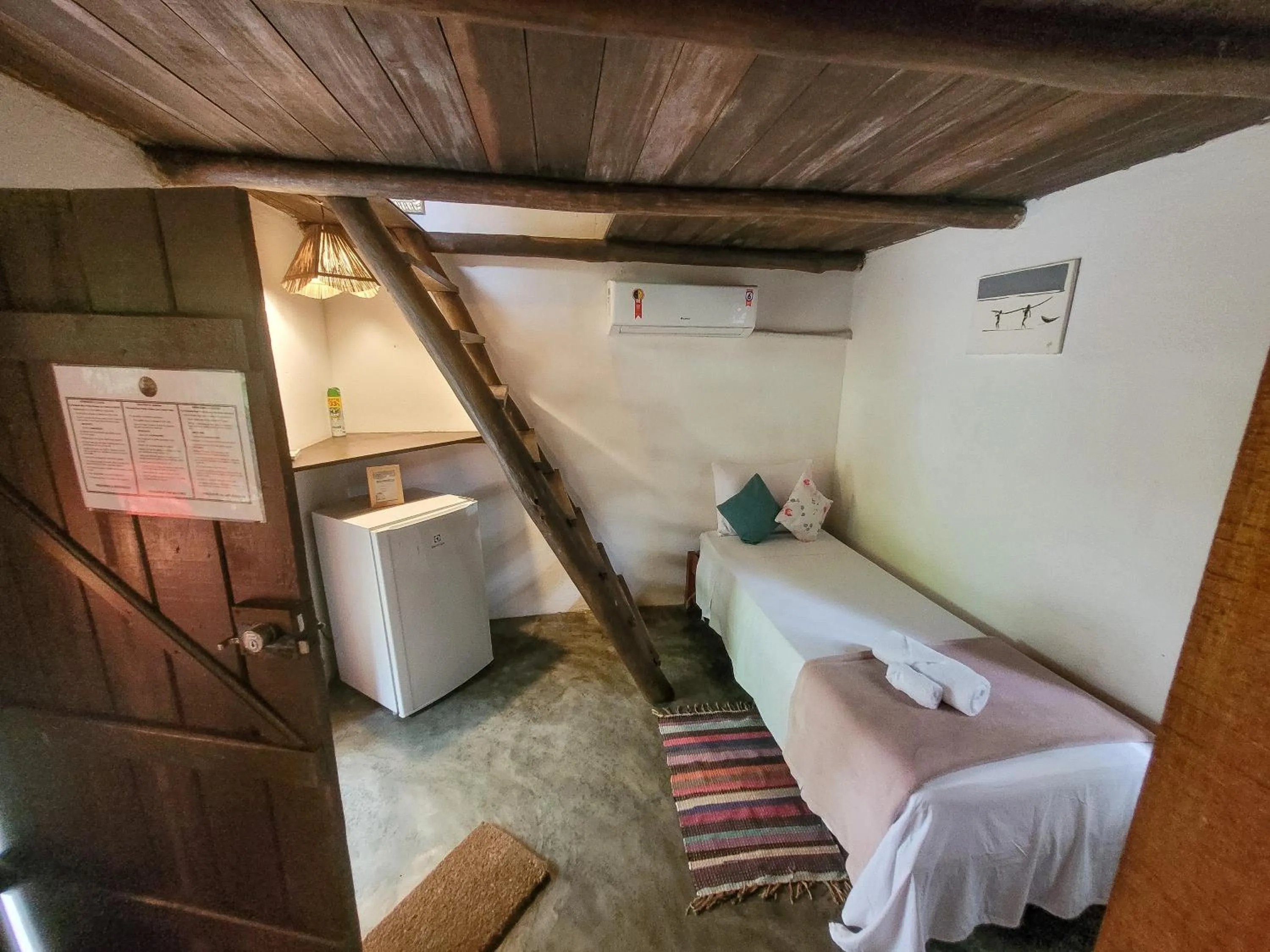 Bed in Pousada Raiz Forte