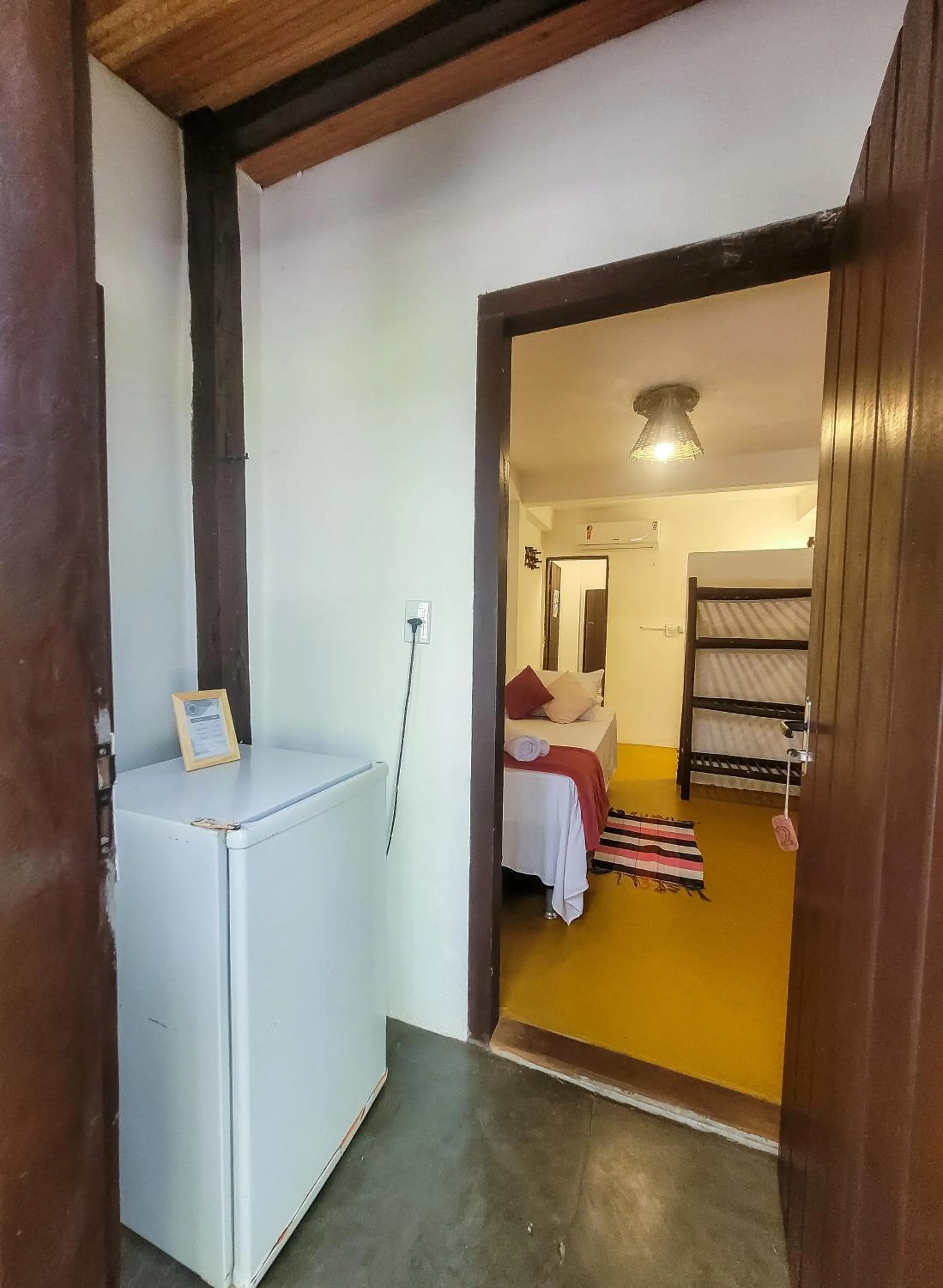 Bed in Pousada Raiz Forte