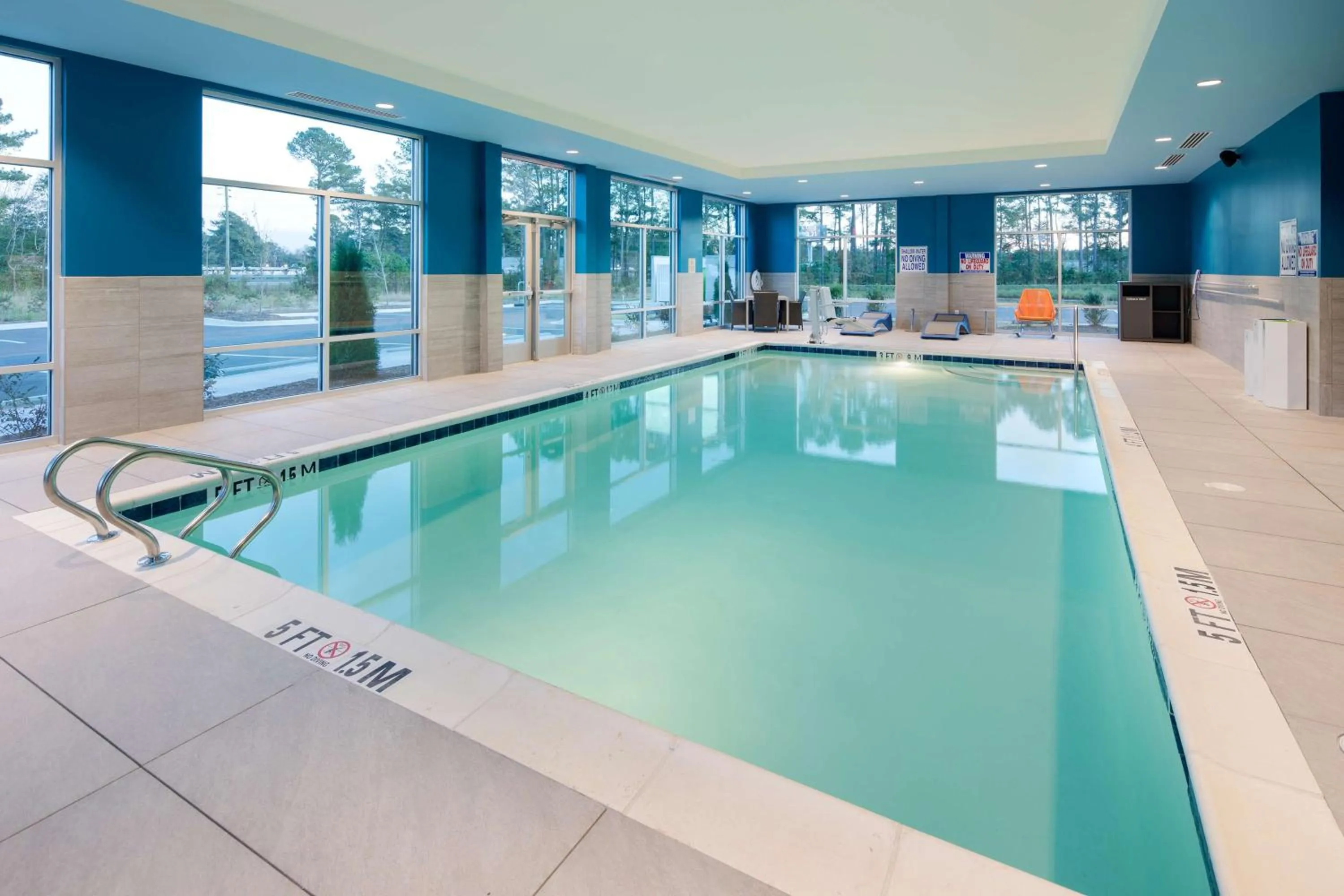 Pool view in Hampton Inn Smithfield Selma, NC