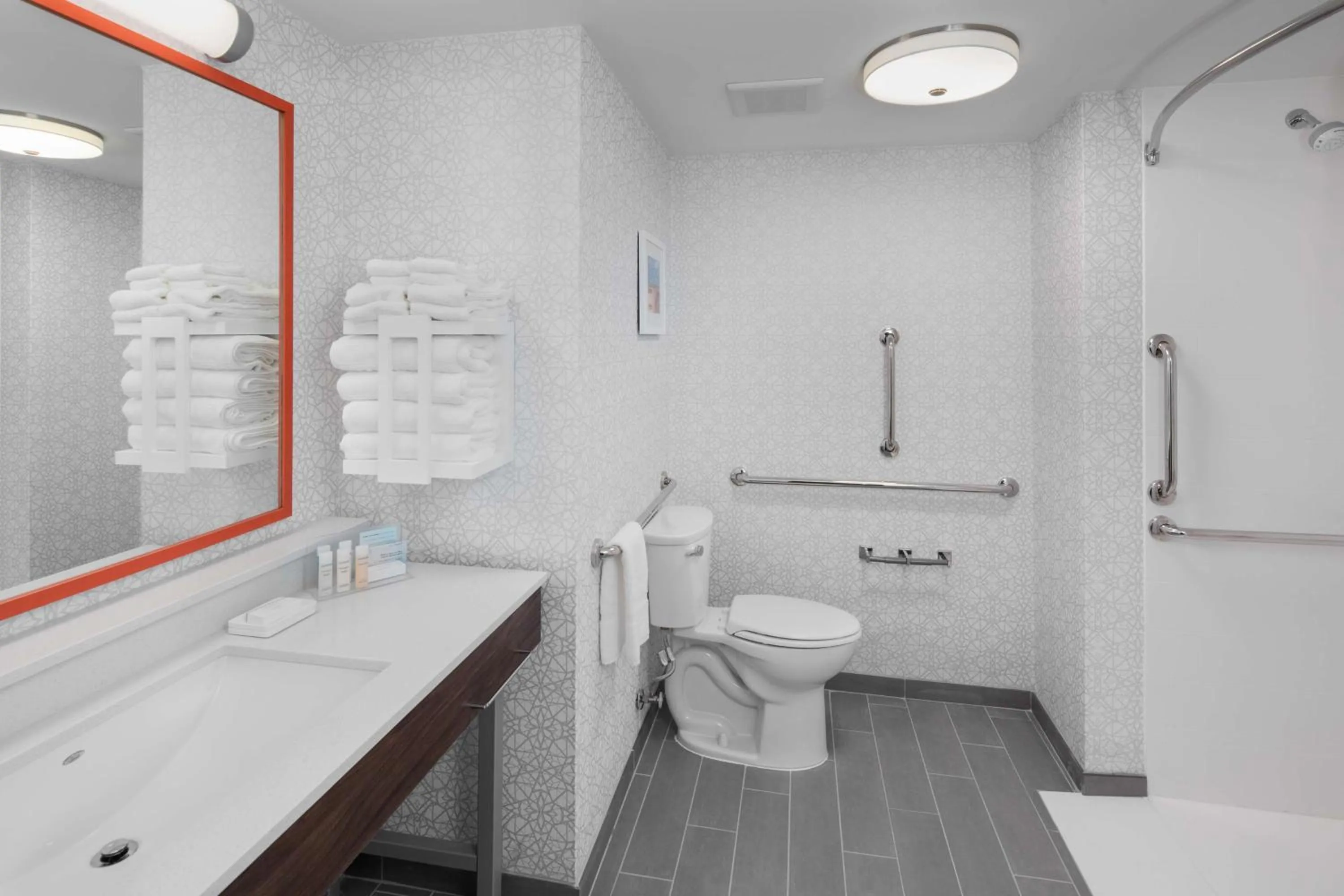 Bathroom in Hampton Inn Smithfield Selma, NC