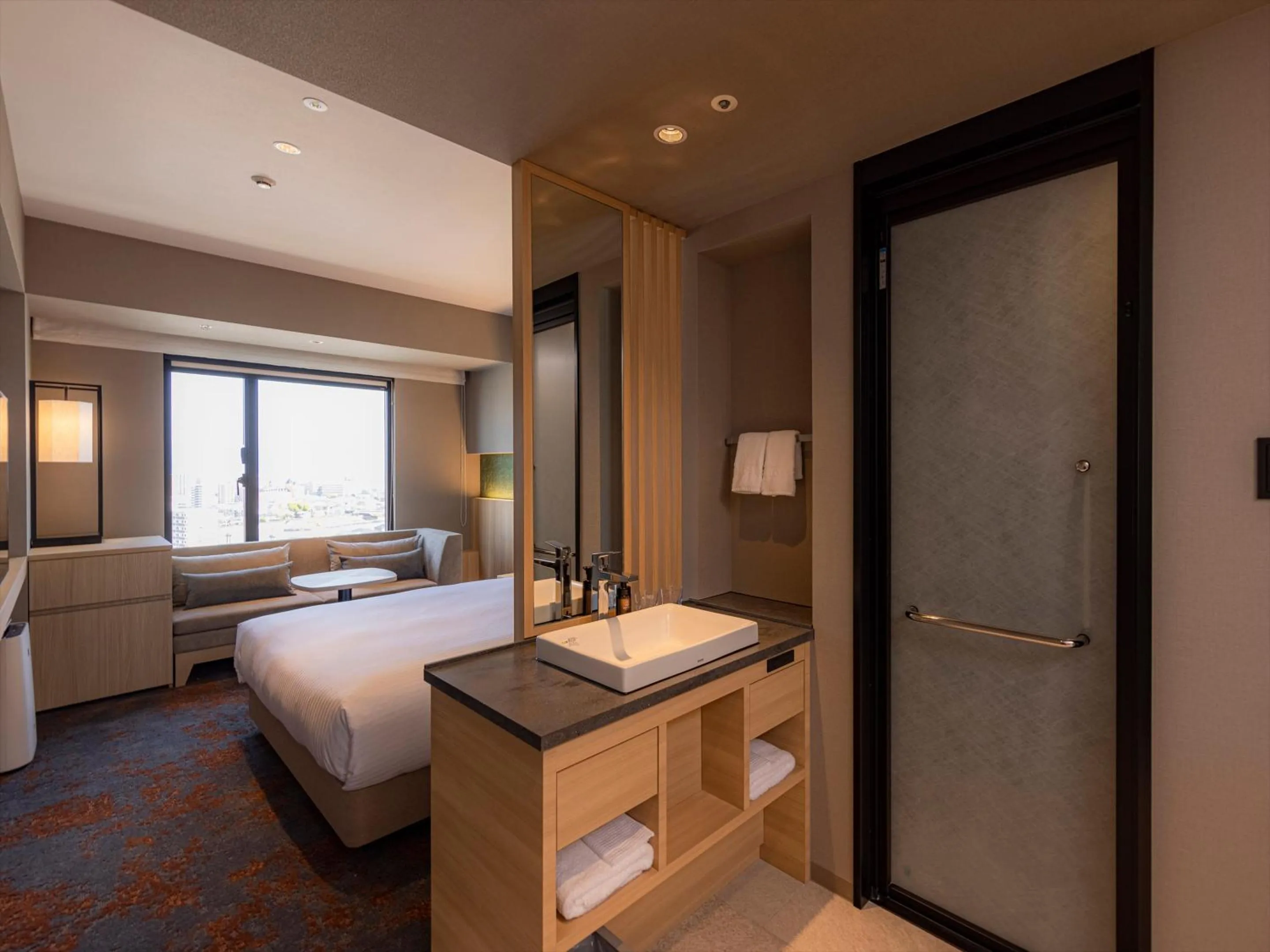 Photo of the whole room, Bed in THE BLOSSOM KUMAMOTO