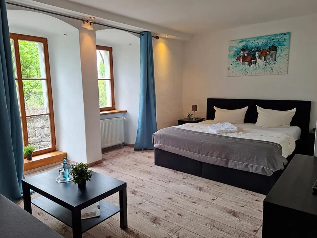 Photo of the whole room, Bed in Schloss Hotel Wurzen