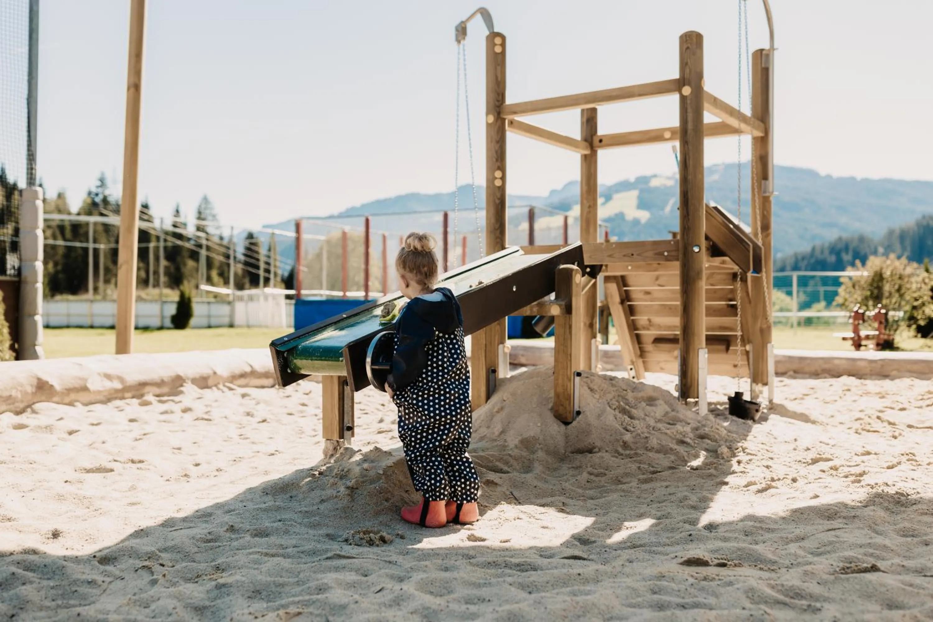 Children play ground in Hofgut Apartment & Lifestyle Resort Wagrain