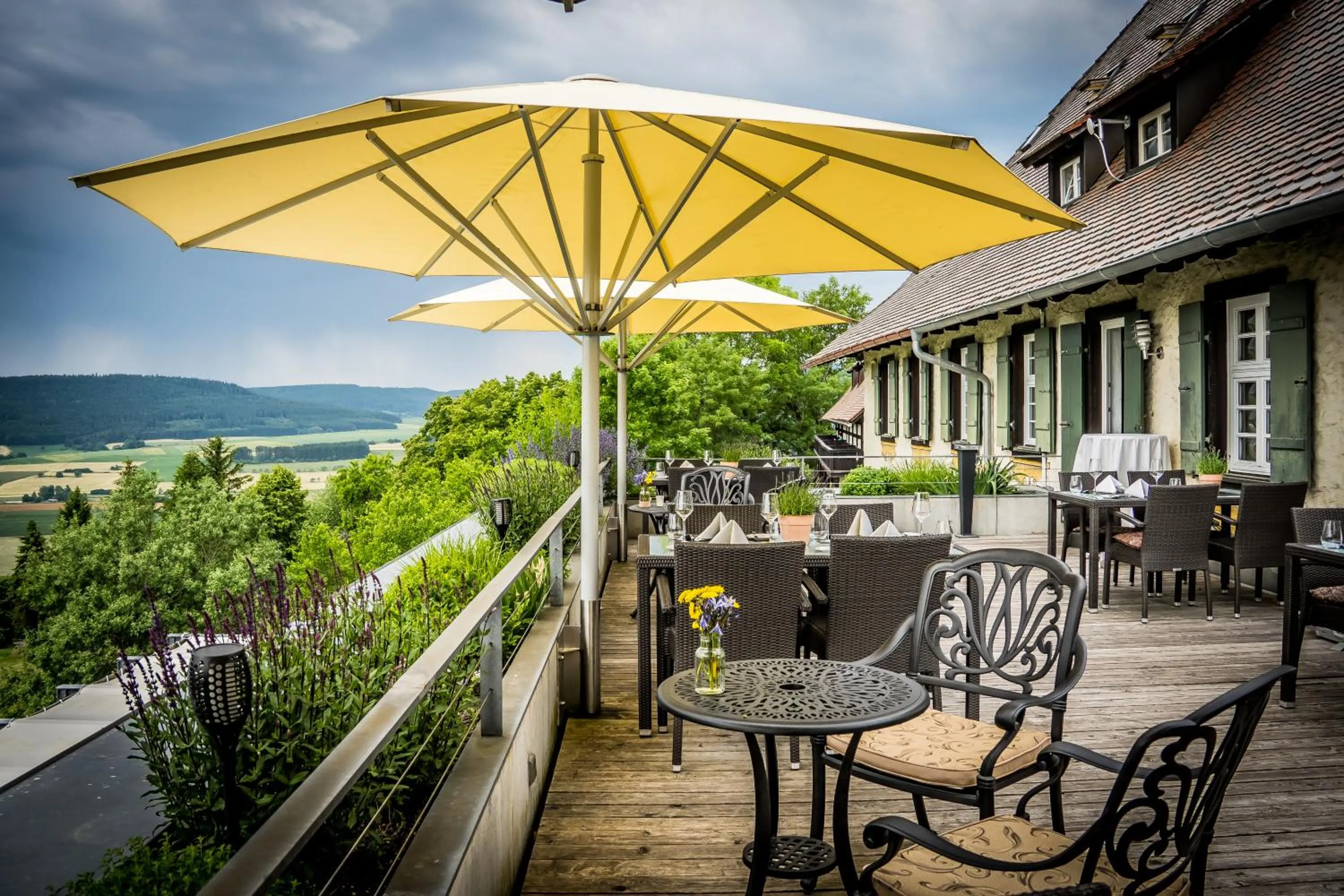 Balcony/Terrace in Hotel Hofgut Hohenkarpfen