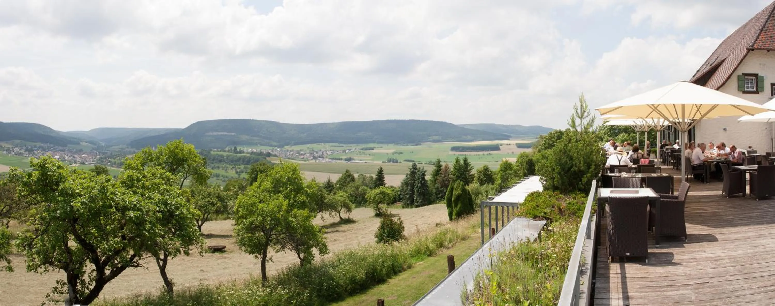 Balcony/Terrace in Hotel Hofgut Hohenkarpfen