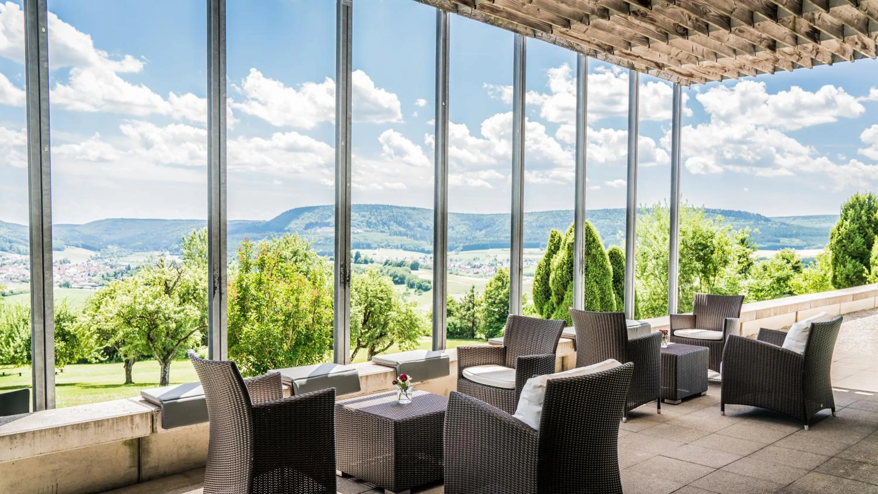 Balcony/Terrace in Hotel Hofgut Hohenkarpfen