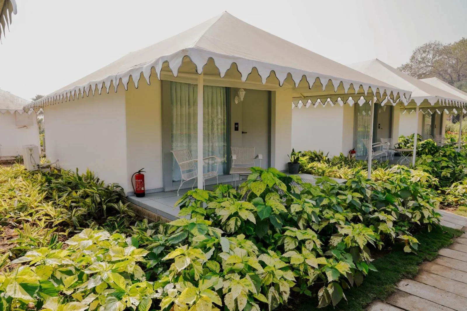 Garden view in The Fern Seaside Luxurious Tent Resort Daman, Series by Marriott