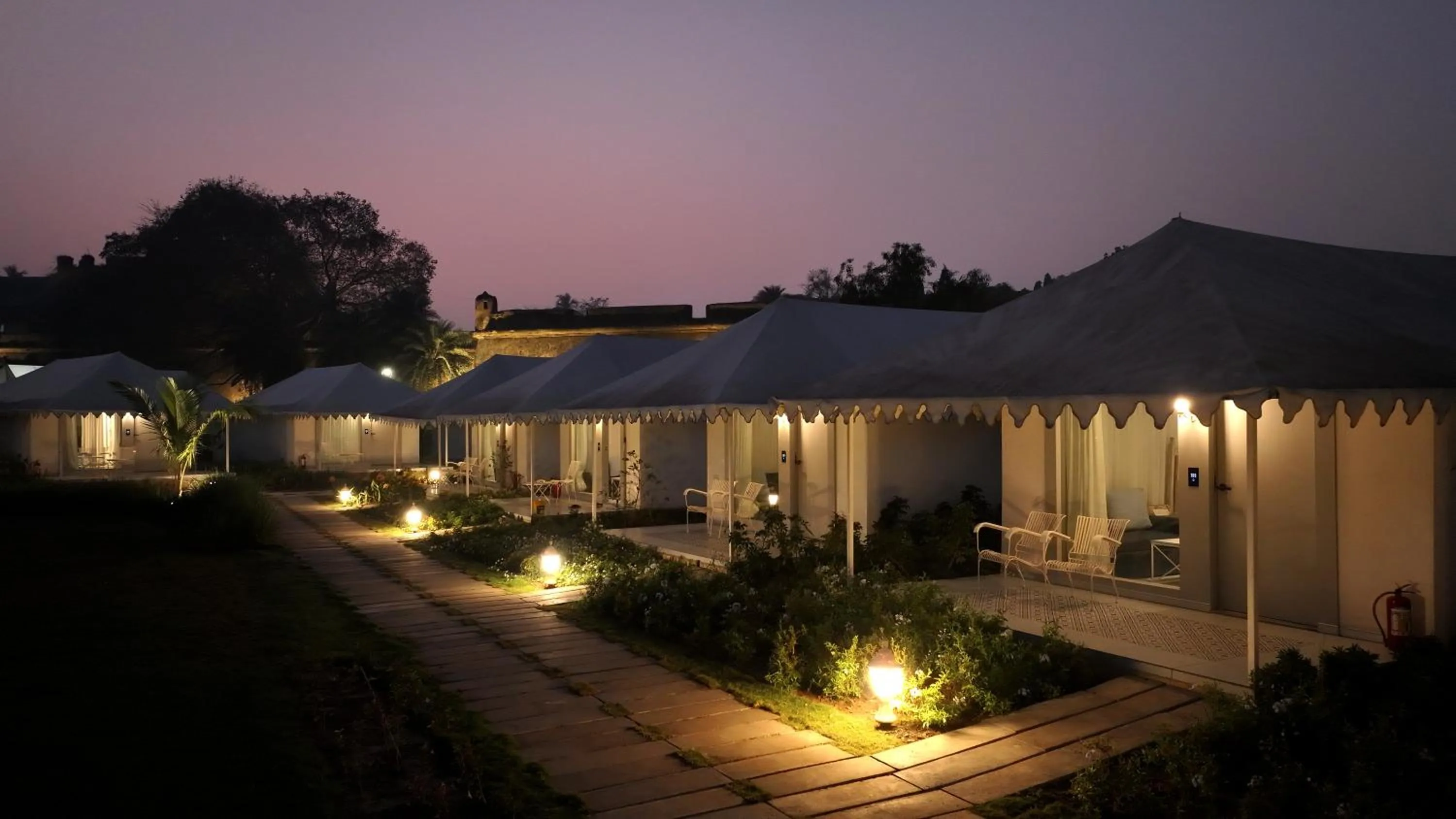 Facade/entrance in The Fern Seaside Luxurious Tent Resort Daman, Series by Marriott