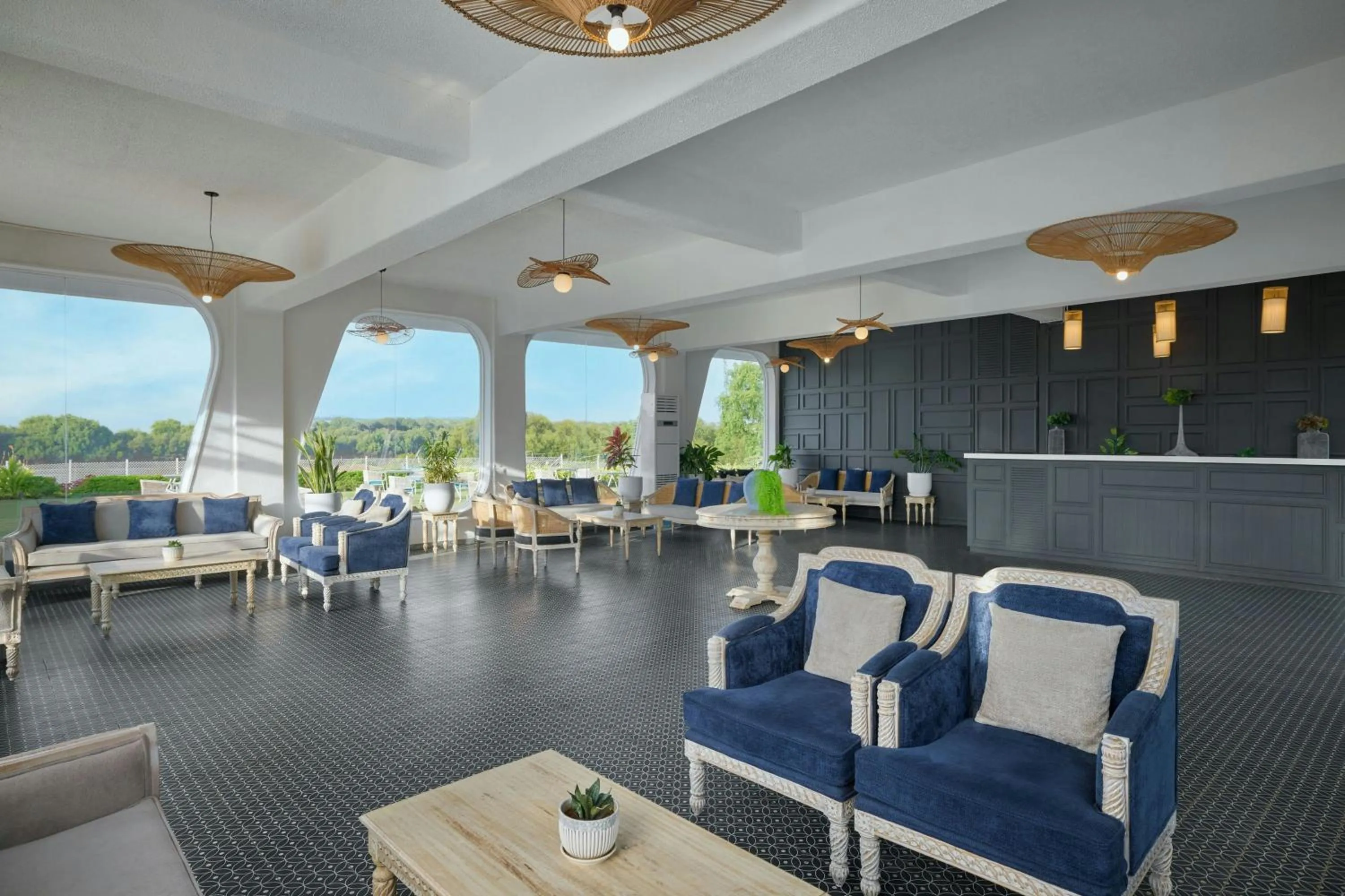 Lobby or reception in The Fern Seaside Luxurious Tent Resort Daman, Series by Marriott