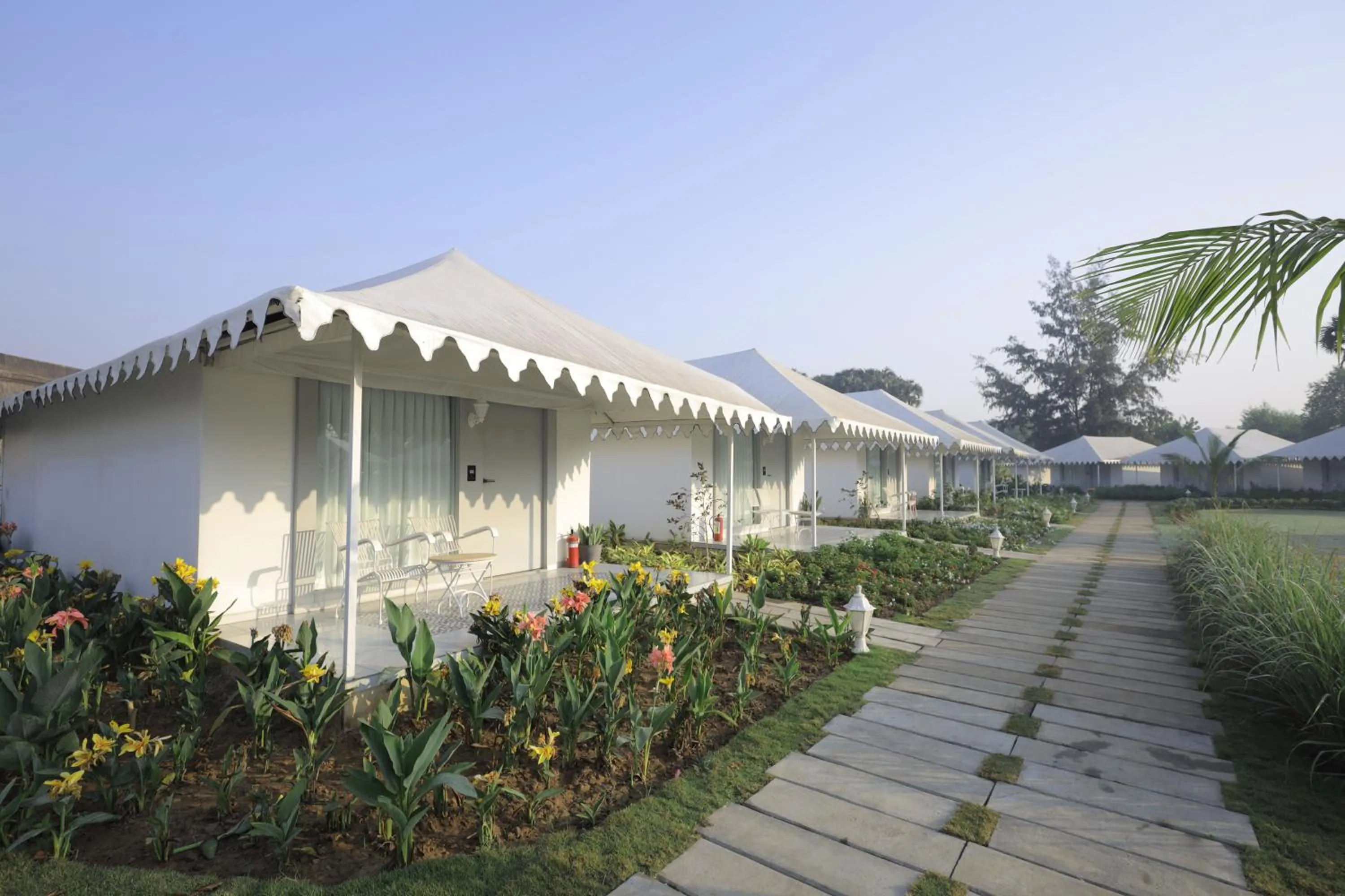 Facade/entrance in The Fern Seaside Luxurious Tent Resort Daman, Series by Marriott