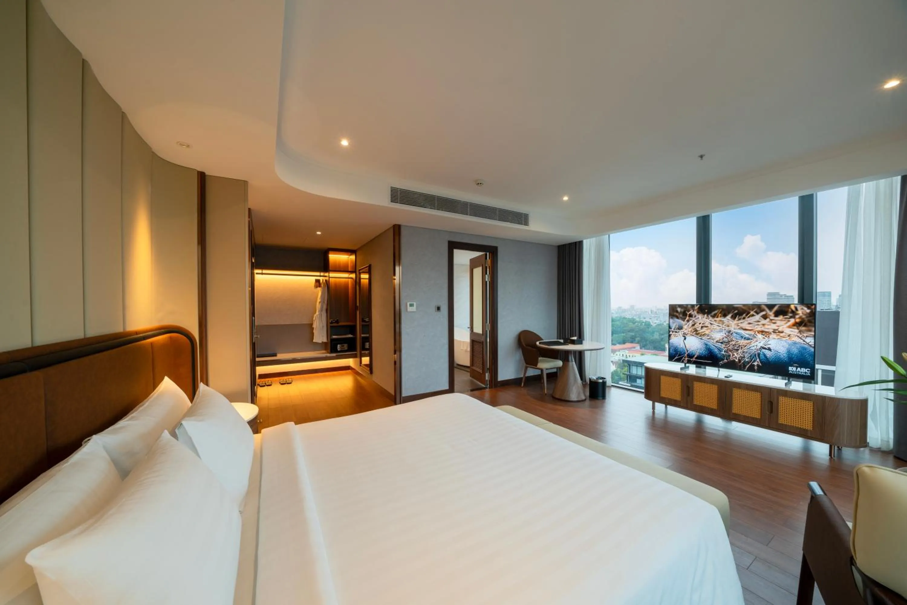 Bed in Northern Charm Hotel