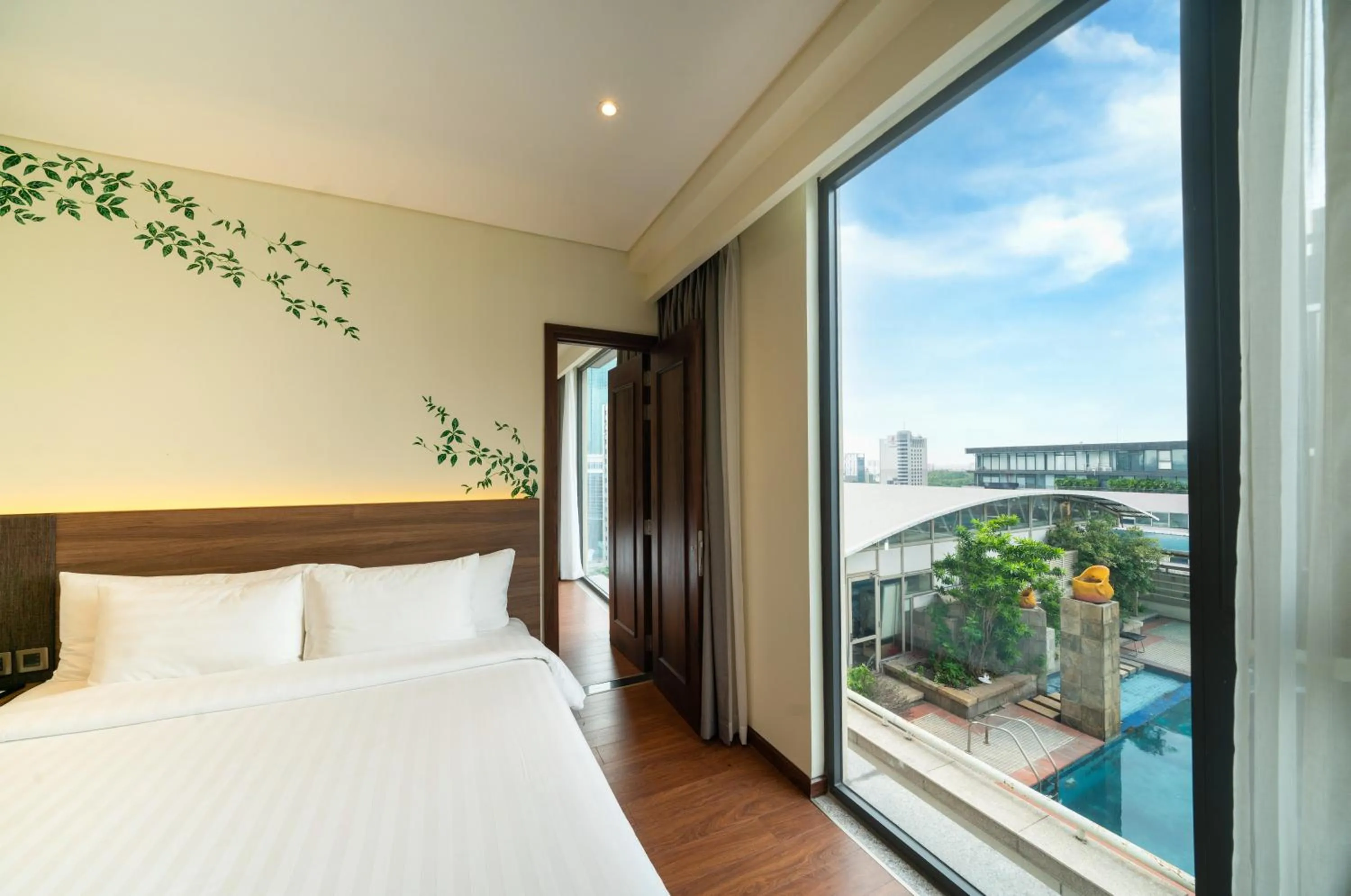 Bed in Northern Charm Hotel