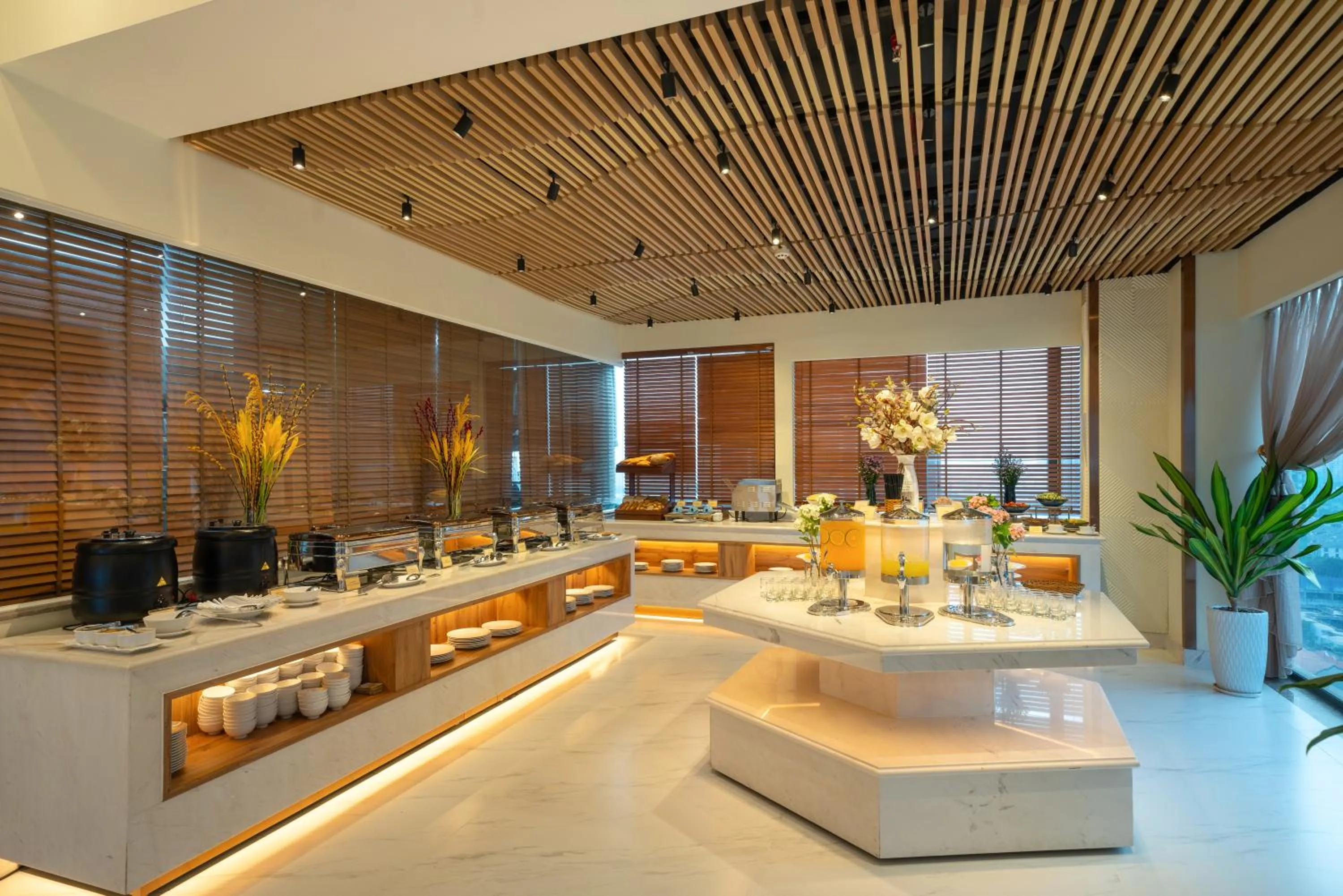 Buffet breakfast in Northern Charm Hotel