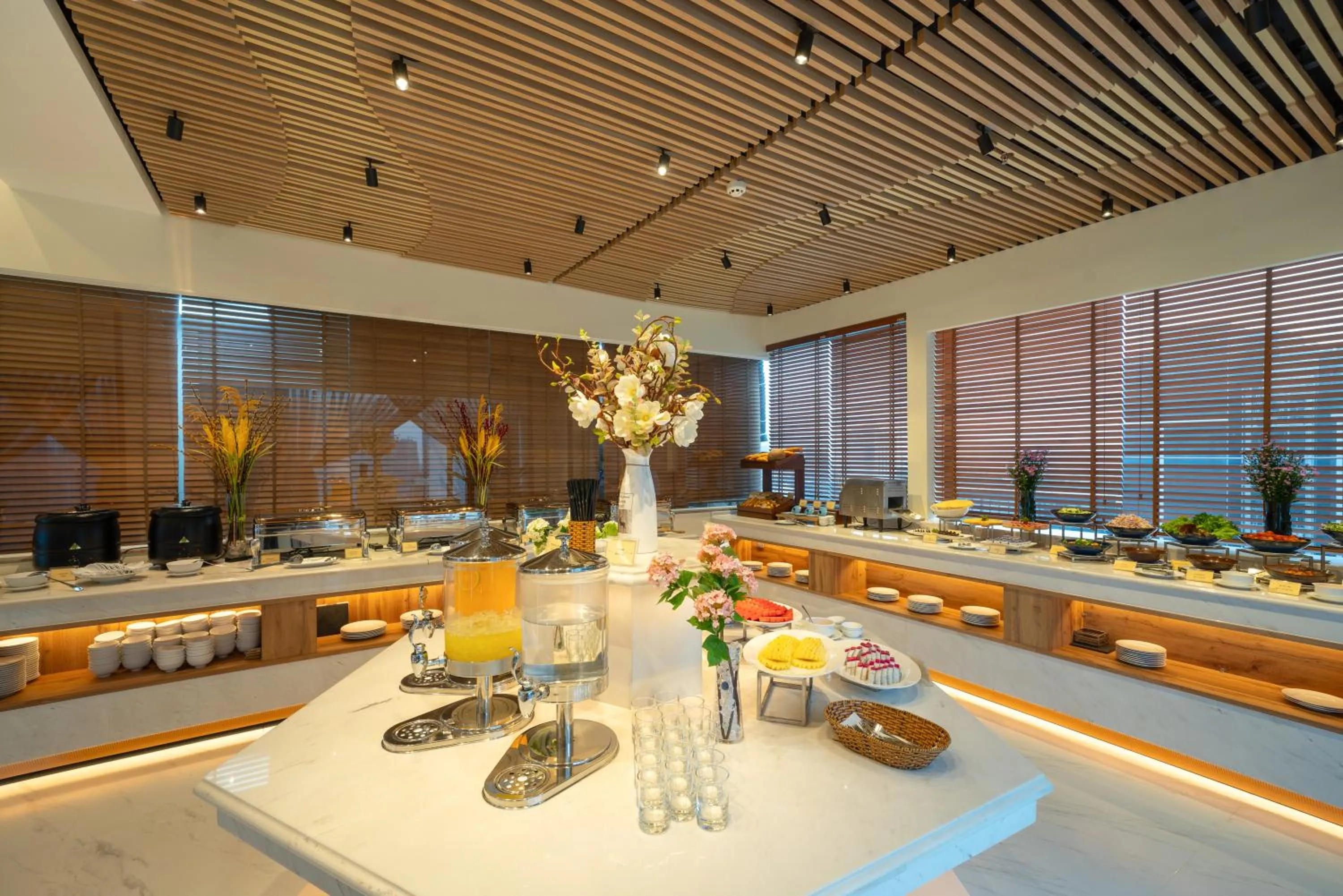 Buffet breakfast in Northern Charm Hotel