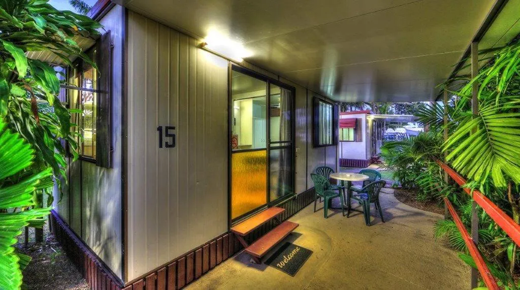 Patio in Kookaburra Holiday Park