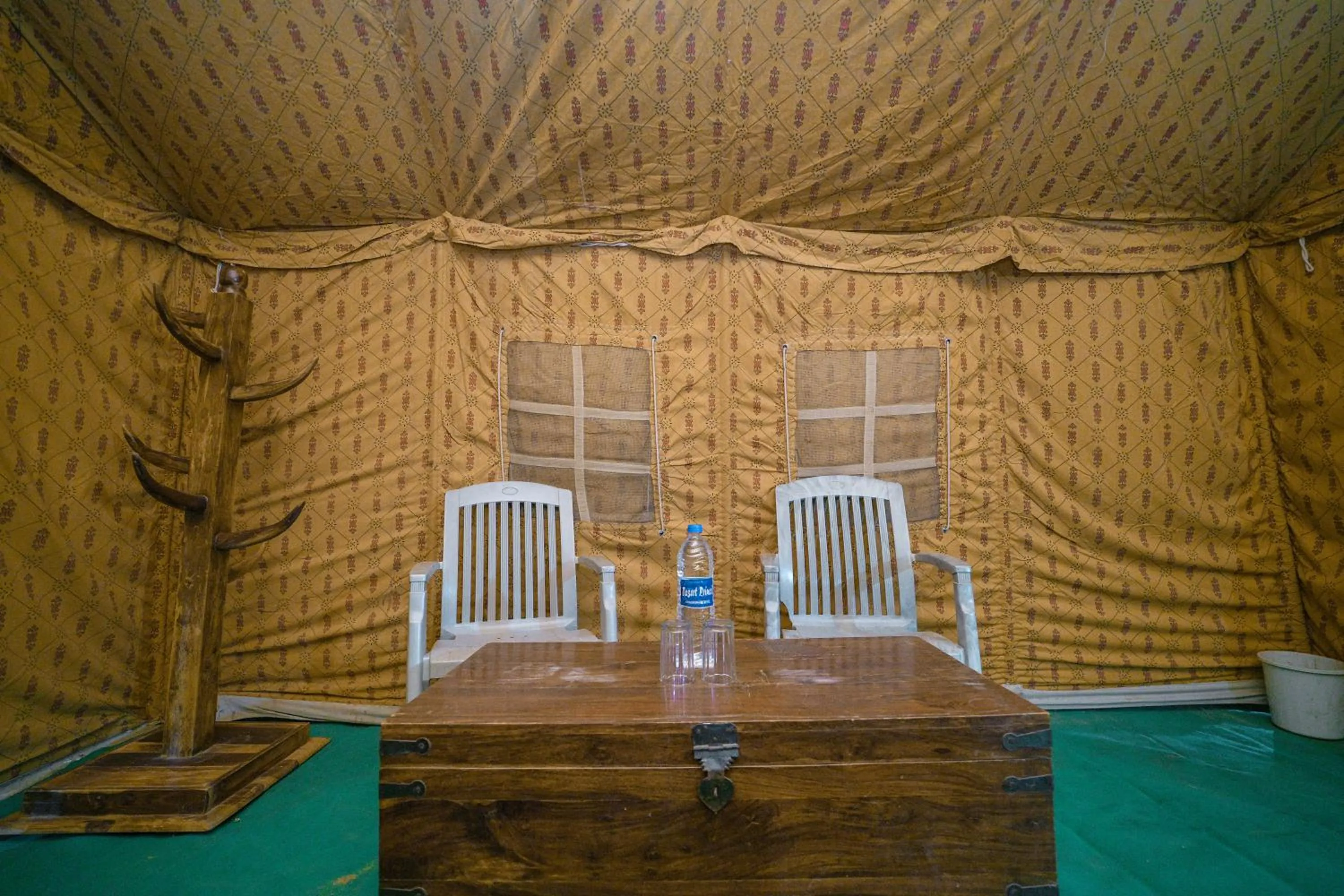 Seating area in The Captain Desert Camp