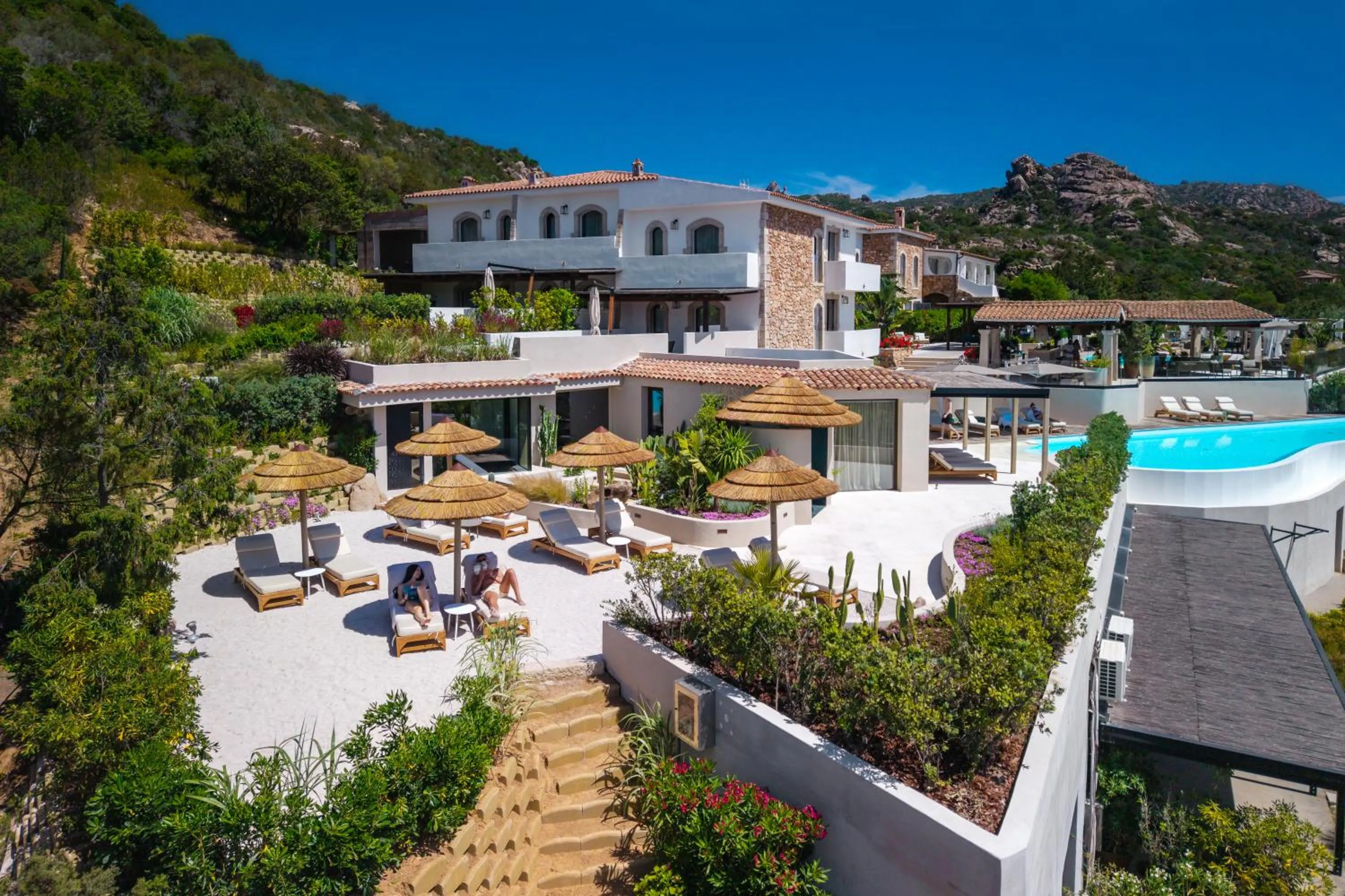 Pool view in Hotel delle Rose a Luxury Boutique Hotel