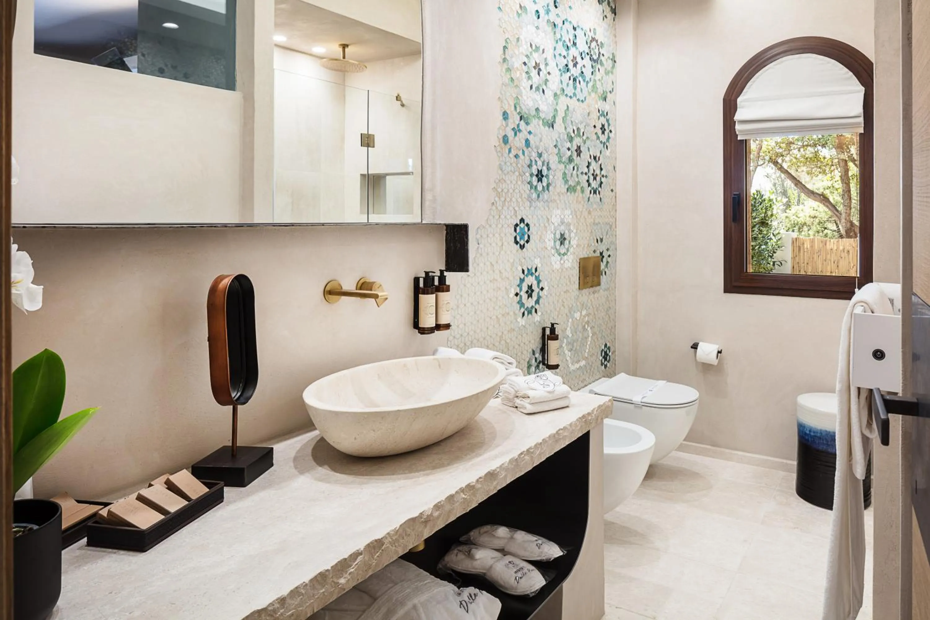 Bathroom in Hotel delle Rose a Luxury Boutique Hotel