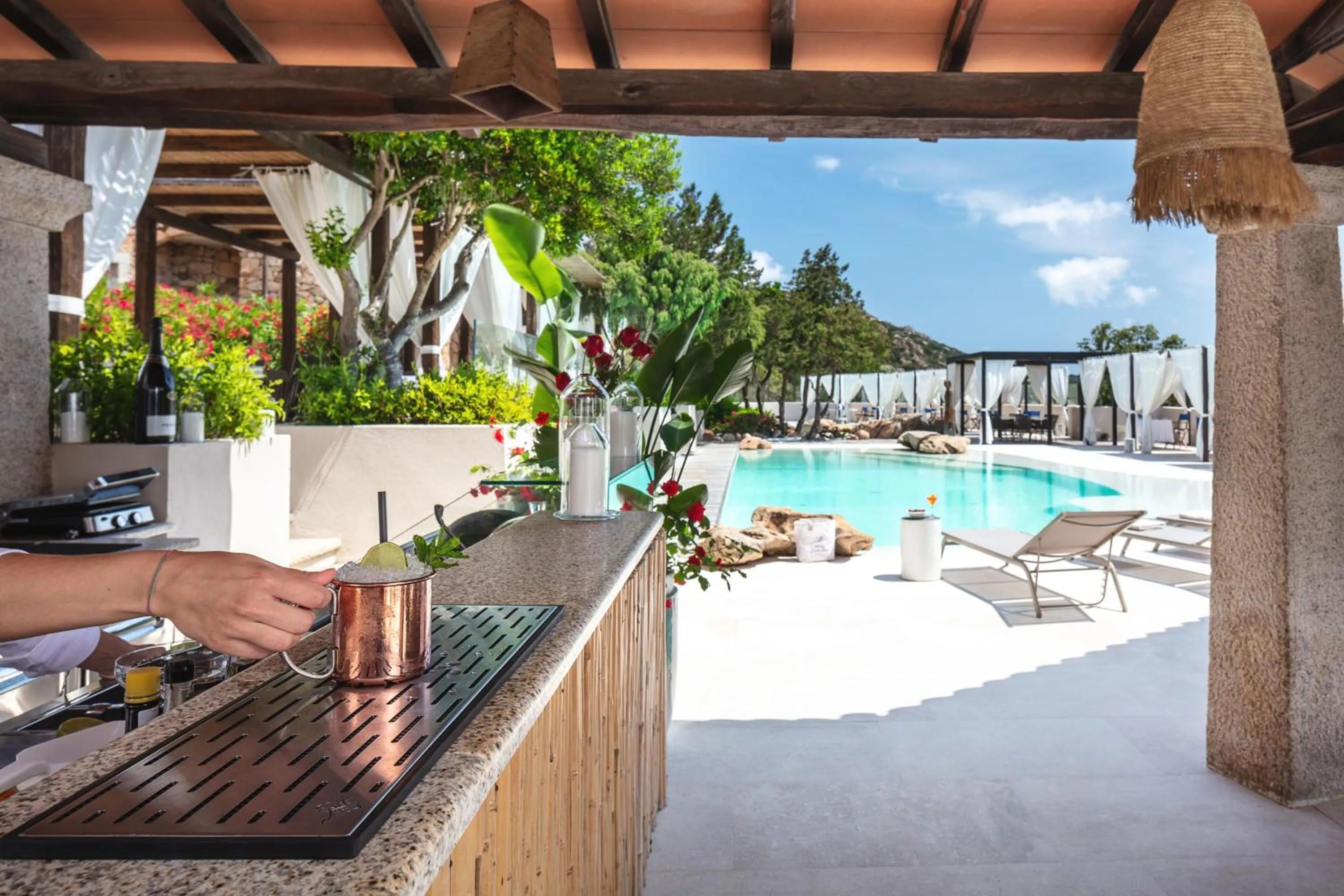 Patio in Hotel delle Rose a Luxury Boutique Hotel