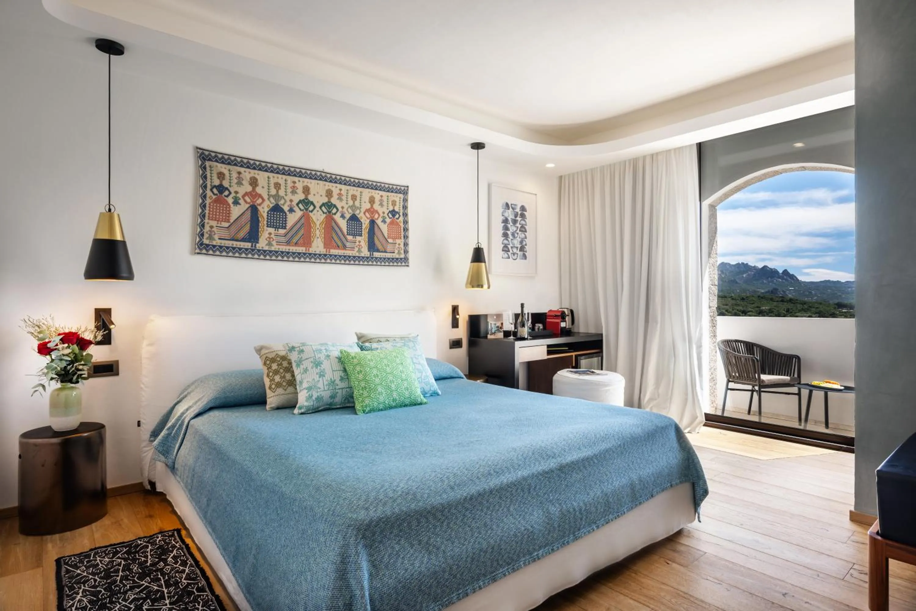 Bed in Hotel delle Rose a Luxury Boutique Hotel