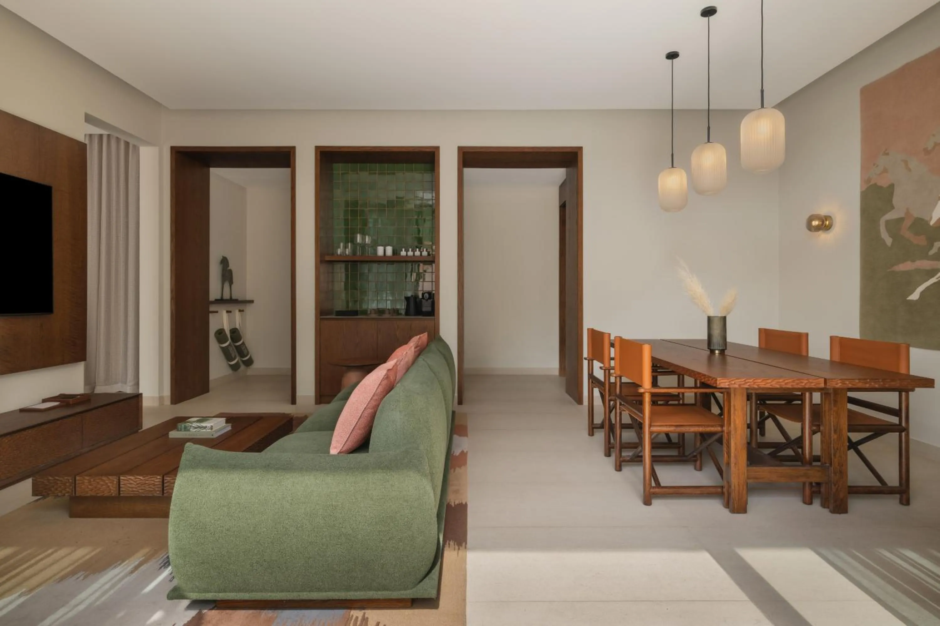 Living room in Meliá Desert Palm Member of Meliá Collection