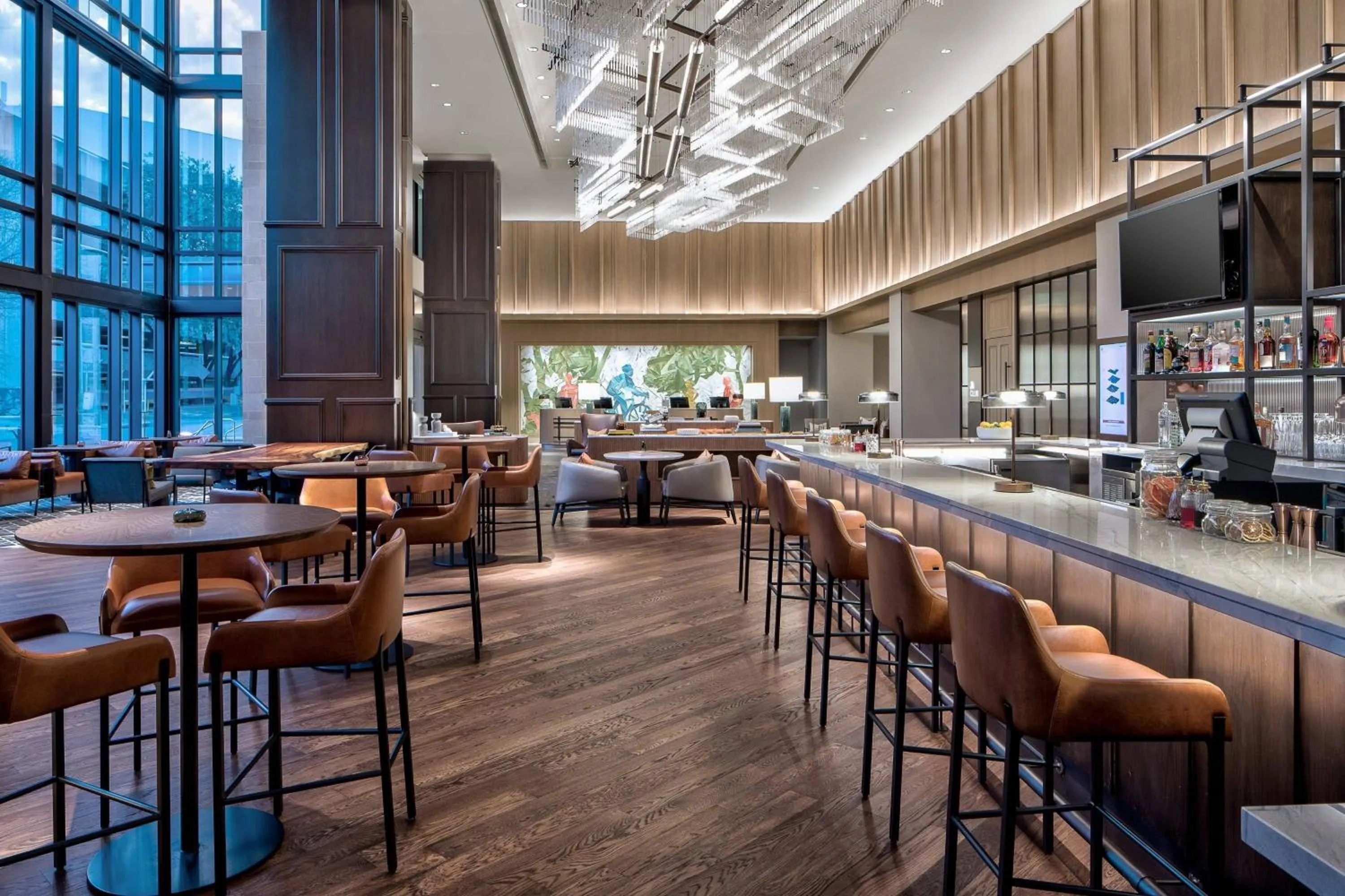 Lobby or reception in Marriott Dallas Uptown