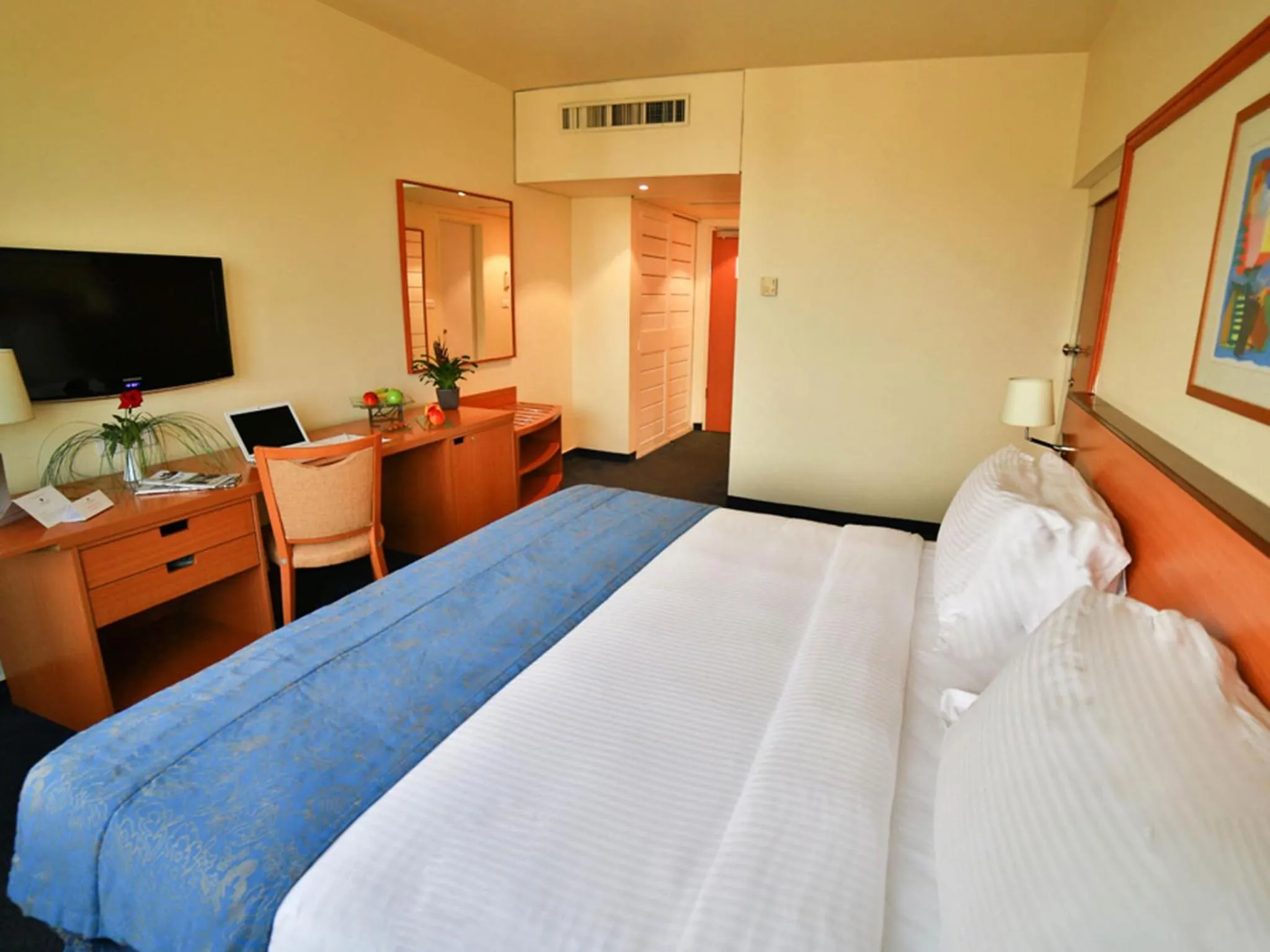 Decorative detail, Bed in Lancaster Tamar Hotel- Hadath