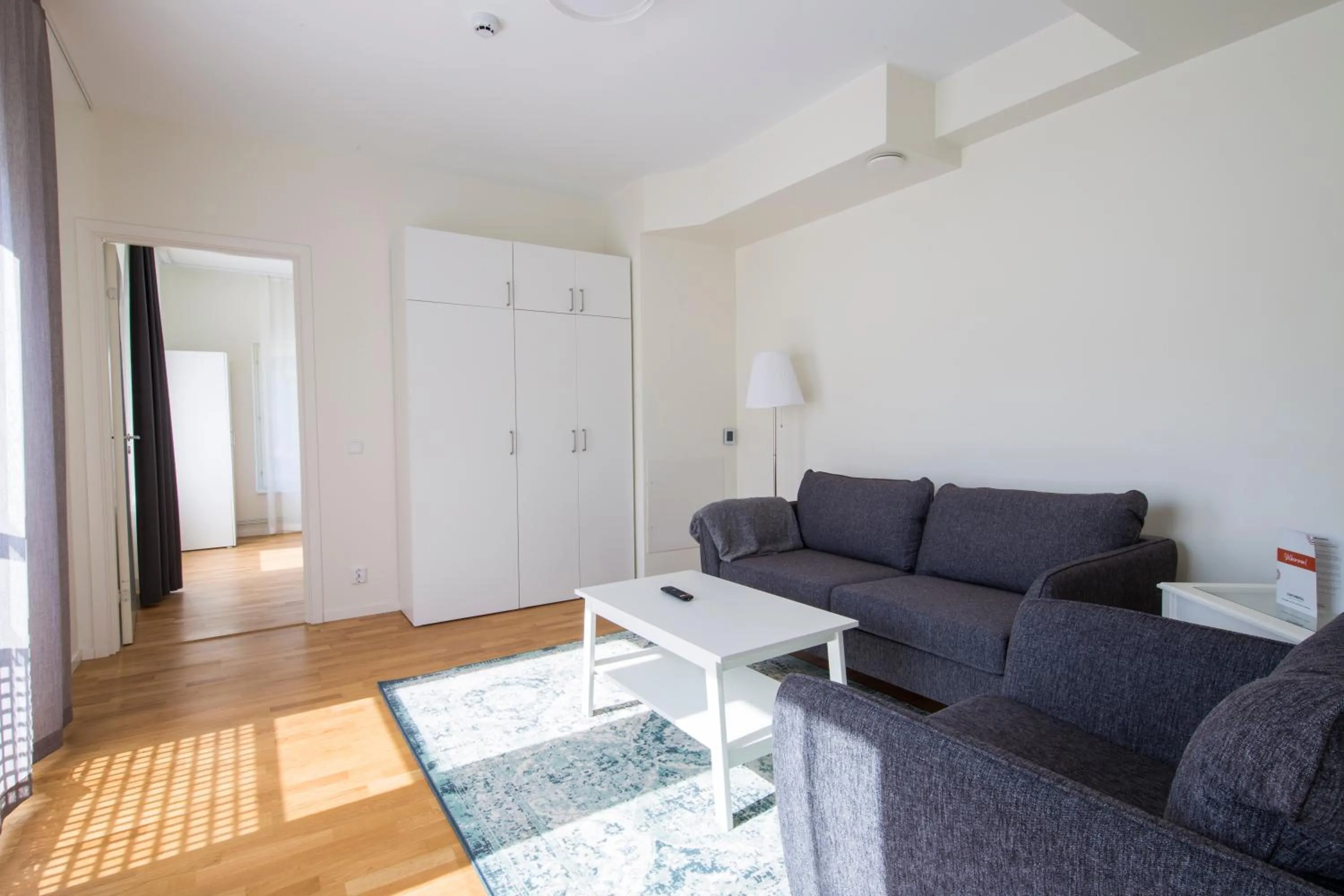 Living room in Continental Apartment Hotel Sollentuna