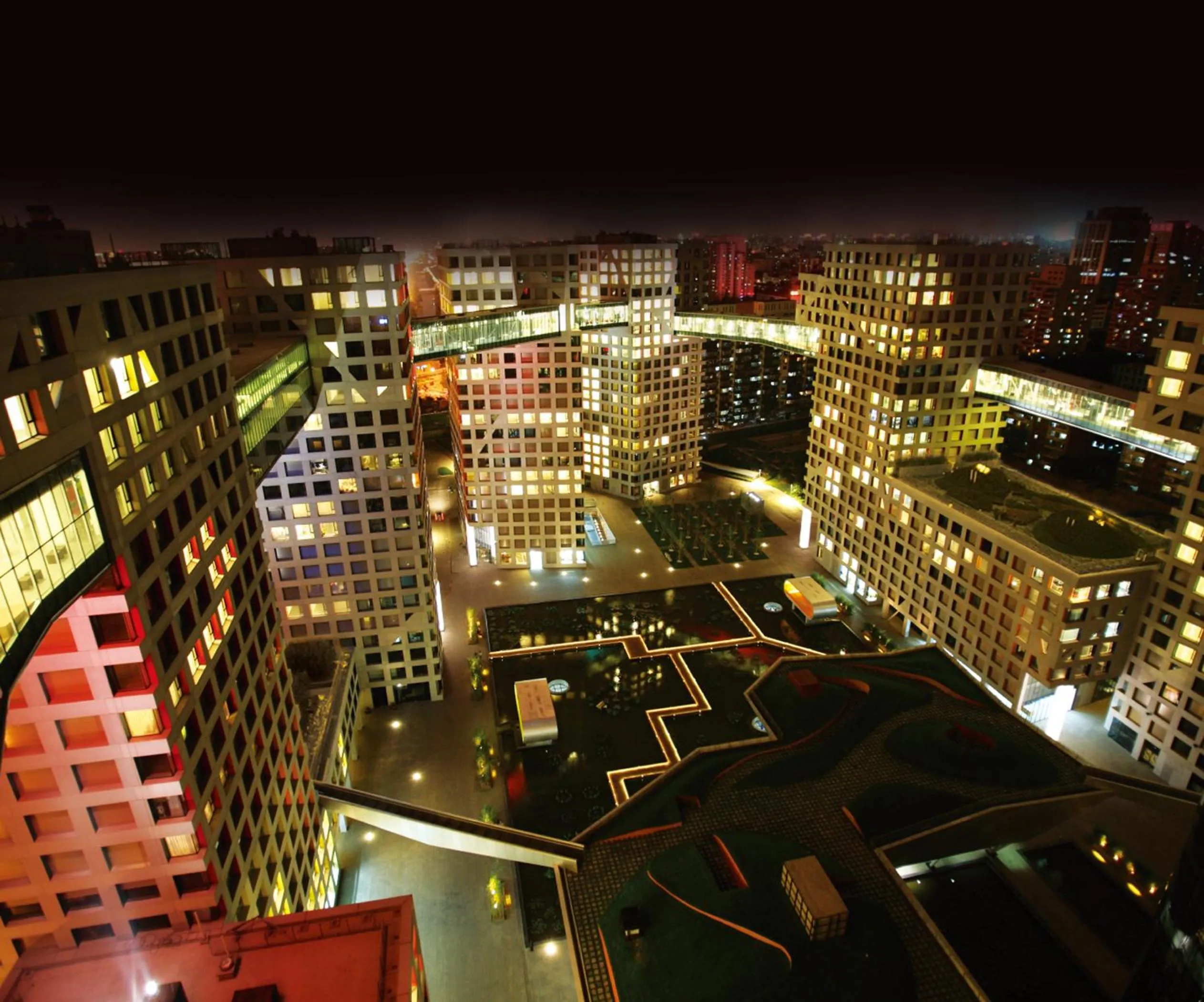 Property building, Bird's-eye View in Hotel MoMc