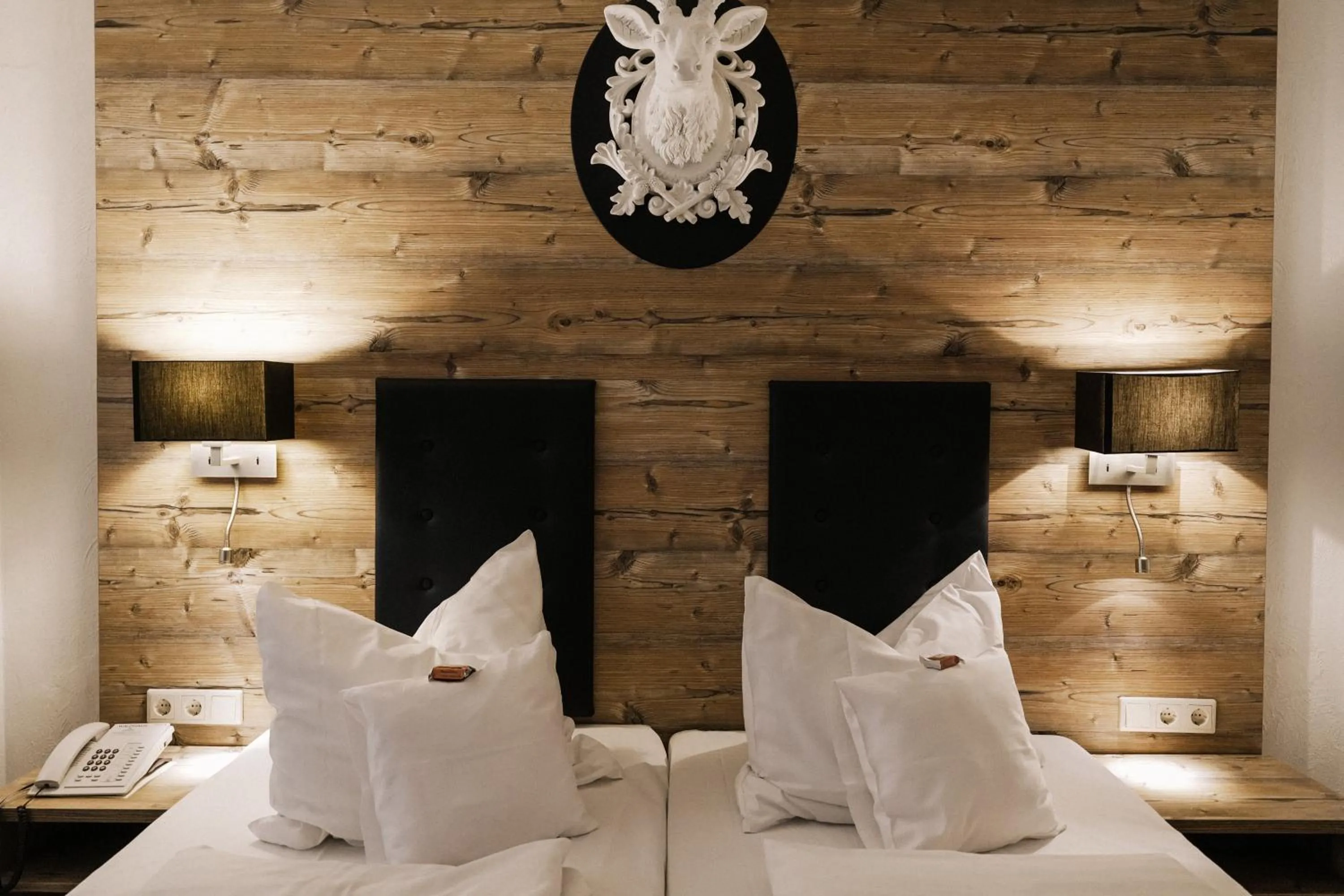 Bed in Landhotel Waldhaus