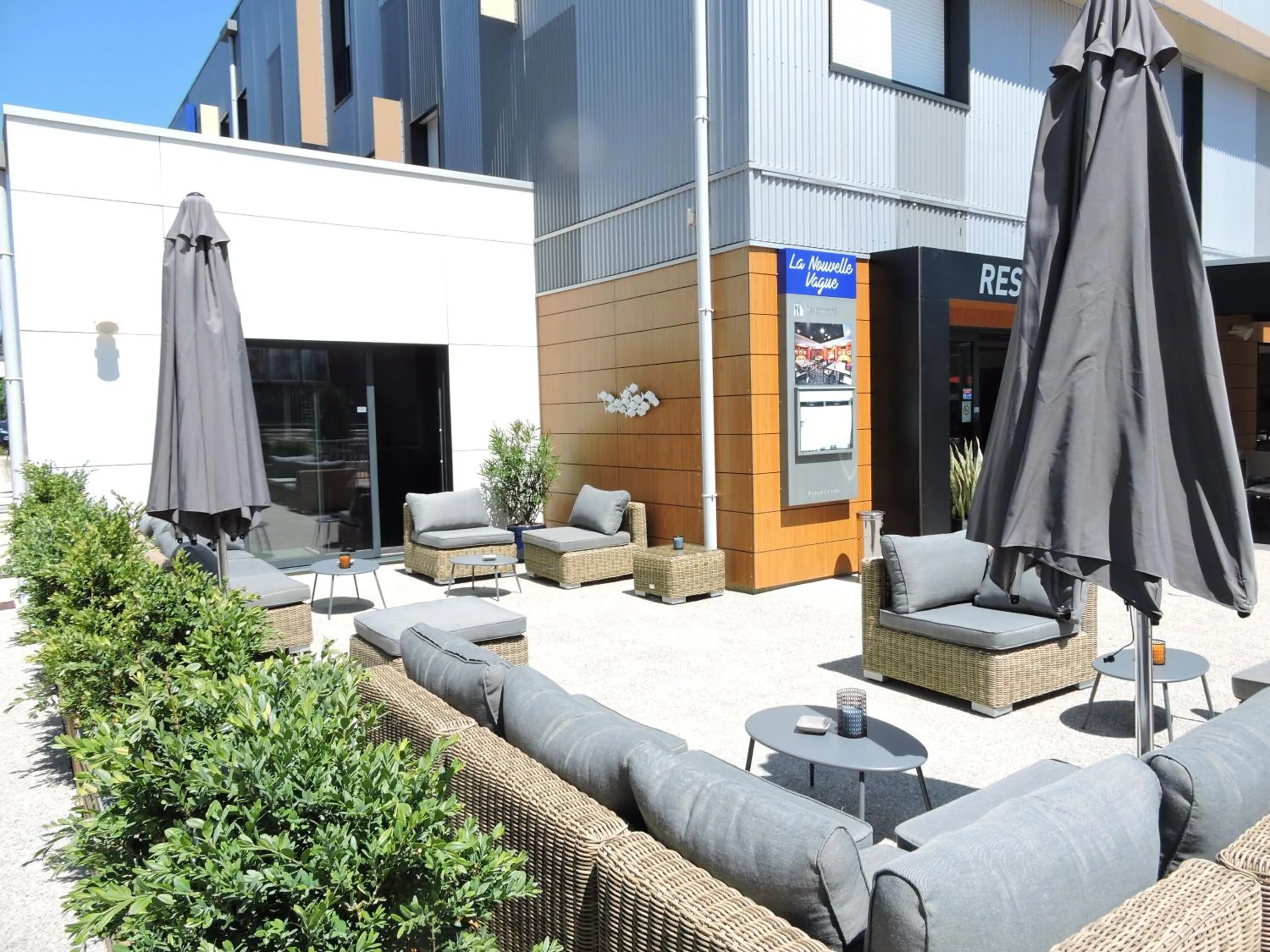 Patio in Kyriad Auray