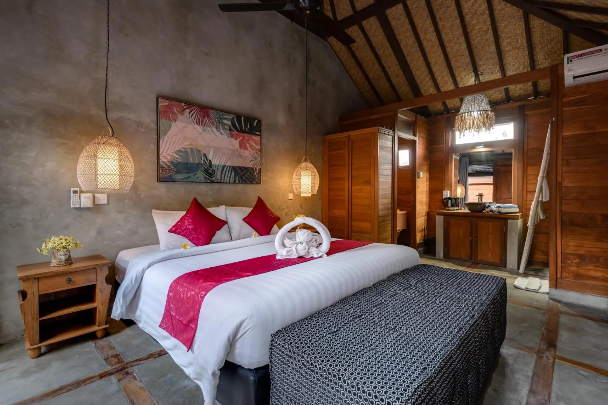 Bedroom, Bed in Turtle Villas, Canggu Managed by Manara