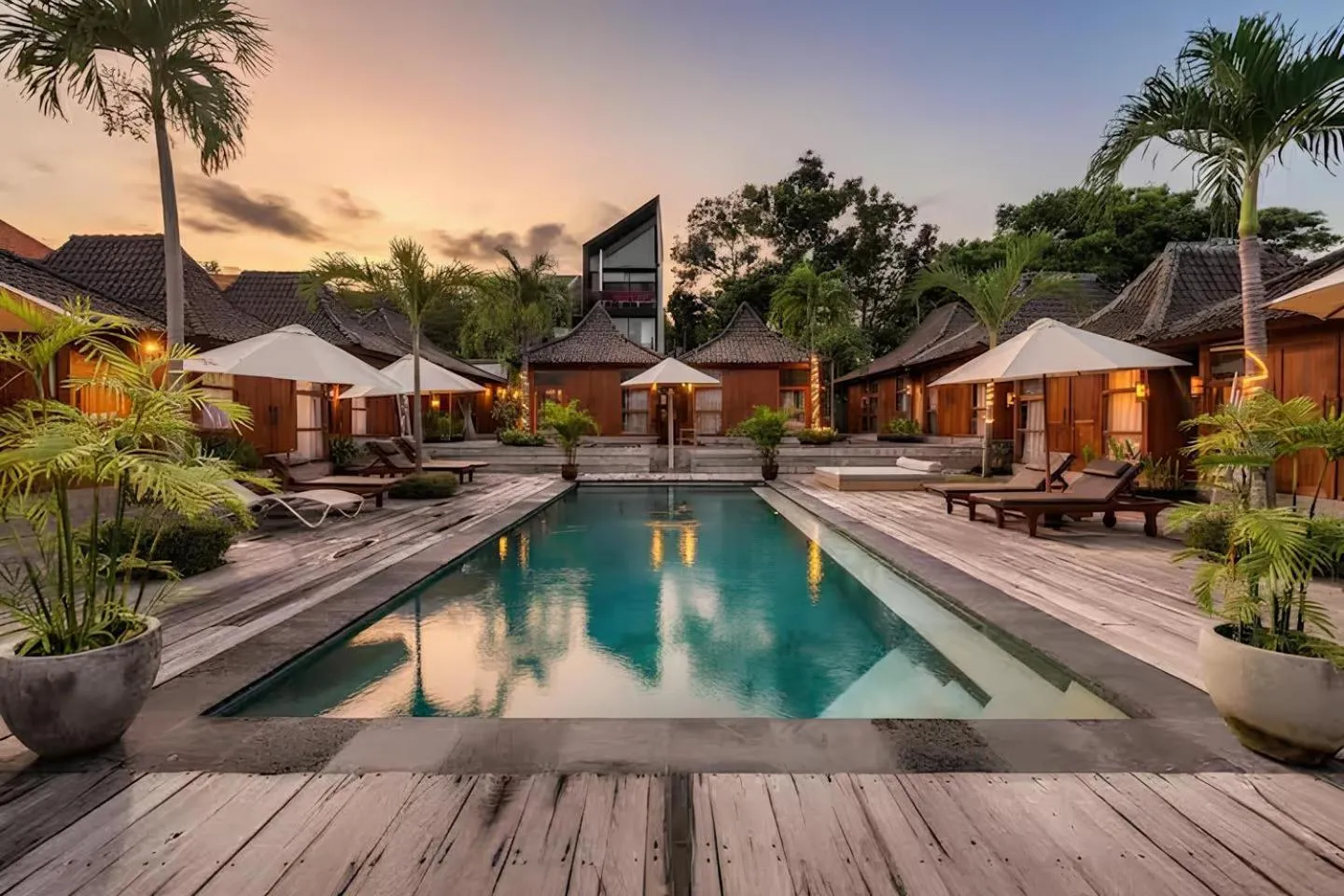 Swimming pool in Turtle Villas, Canggu Managed by Manara