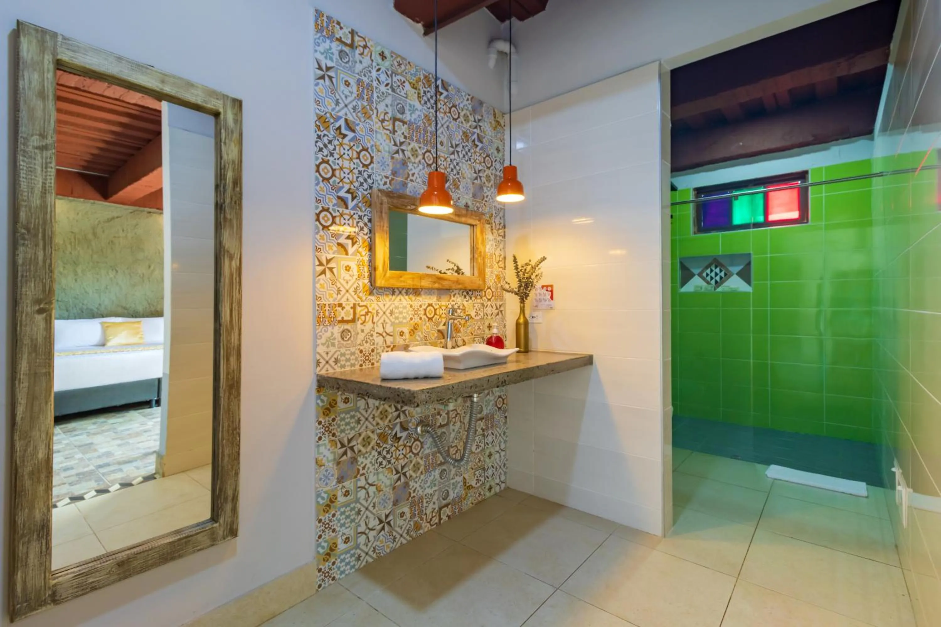 Bathroom in NQ Hotel Orinoquia